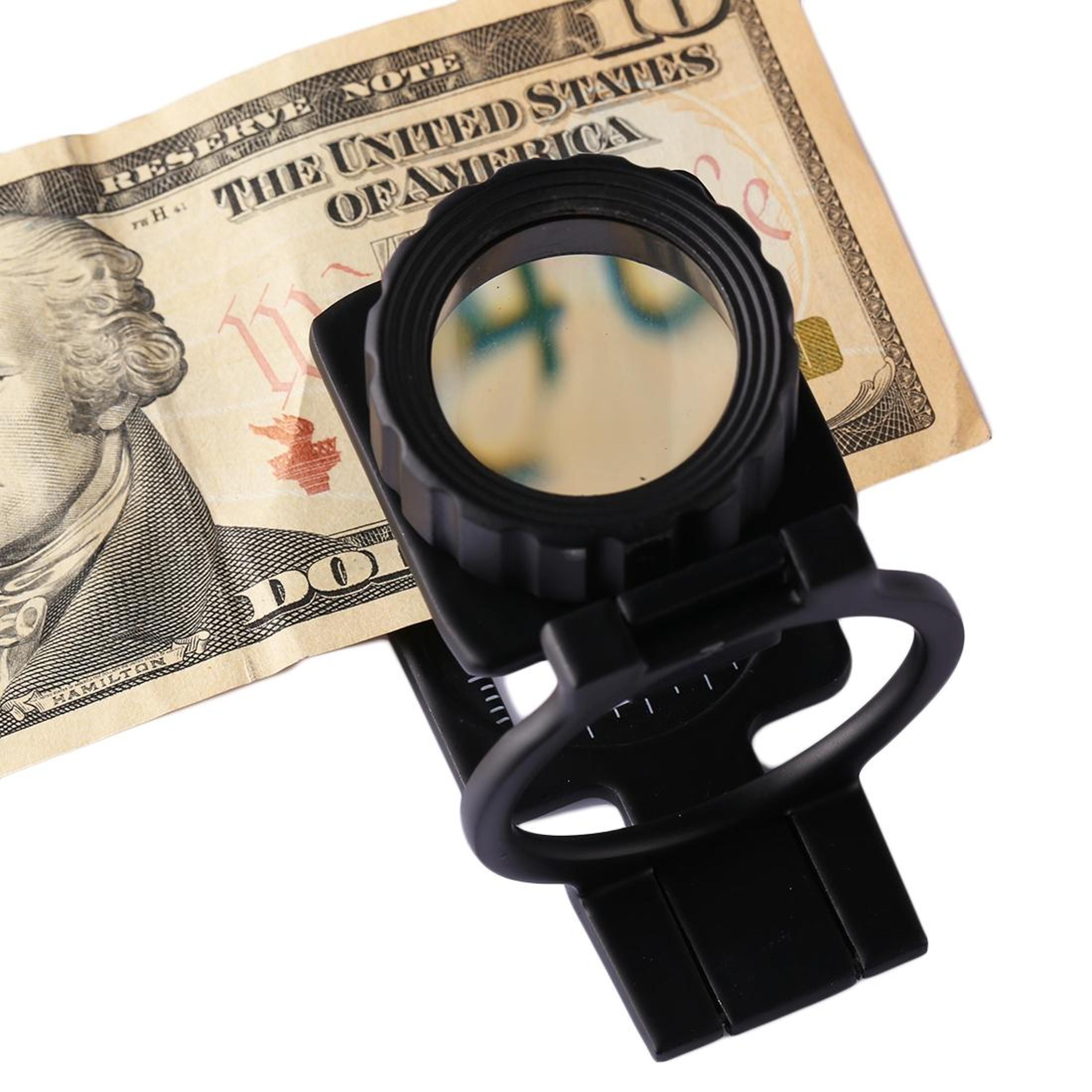10x Magnifying Loupe With Optical Lens And Folding AntiqueStyle Metal Design 1