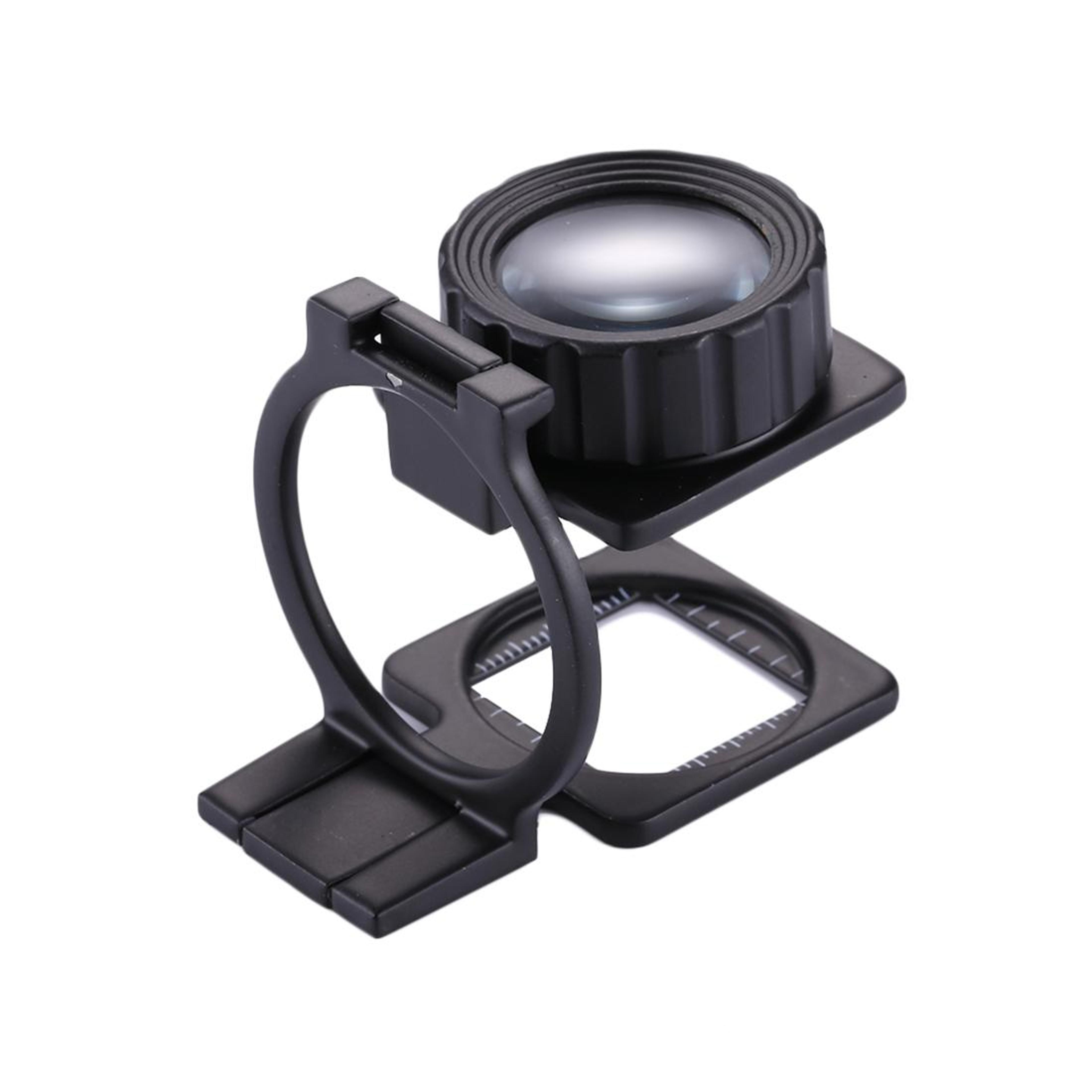 10x Magnifying Loupe With Optical Lens And Folding AntiqueStyle Metal Design 2