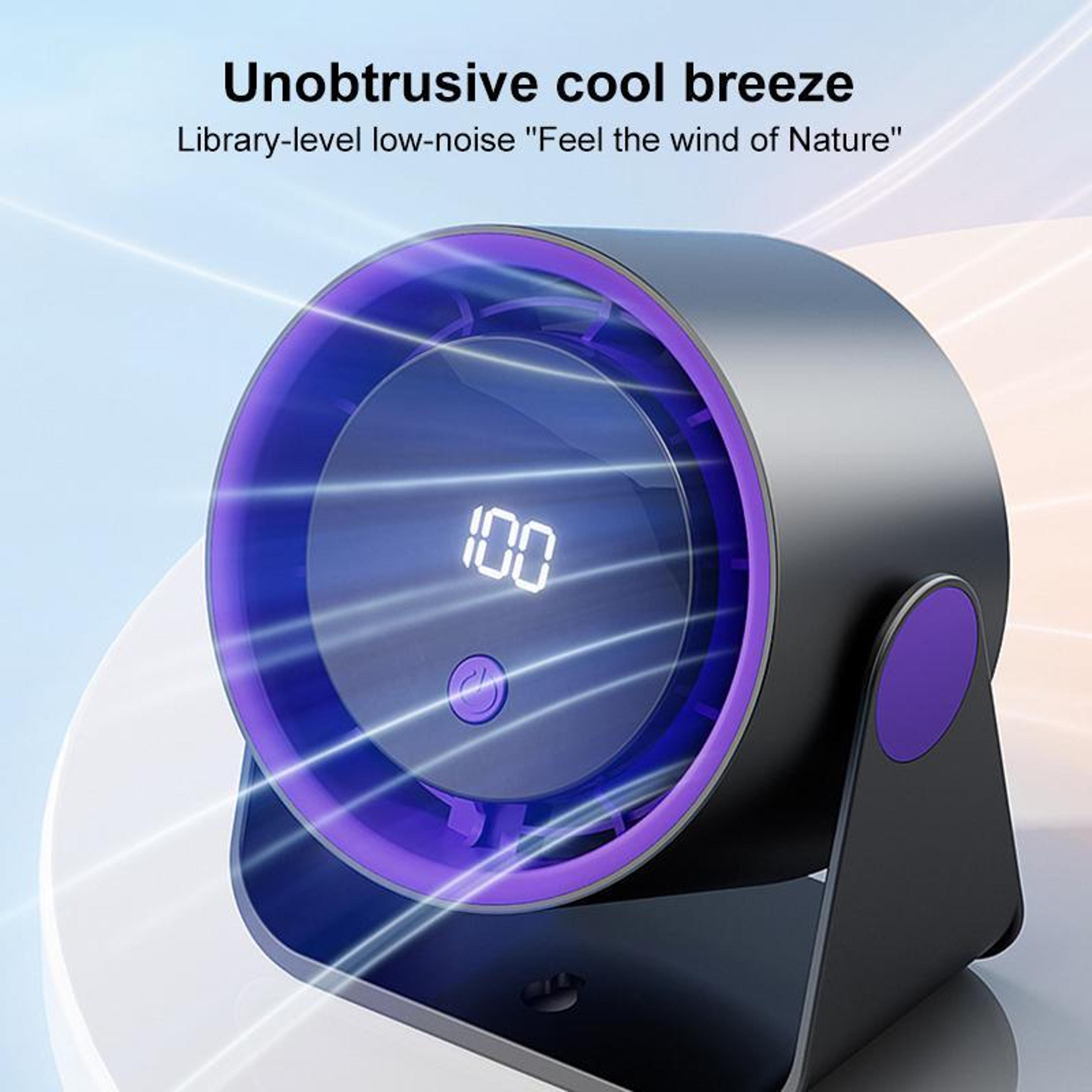Desktop Air Circulation Fan With 100 Speed Settings And Digital Display 1