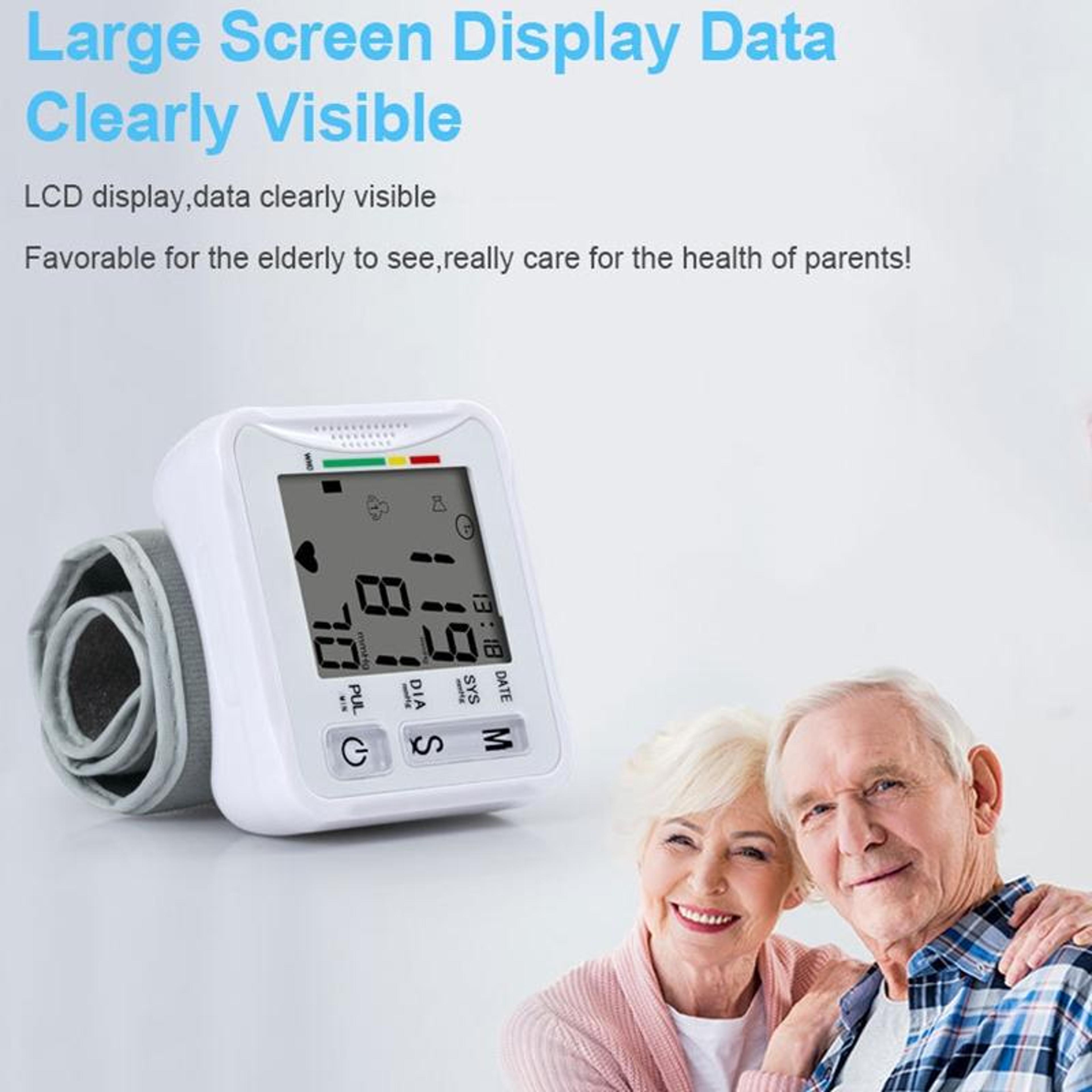 Automatic Wrist Blood Pressure Monitor With LCD Display And Memory Storage 3