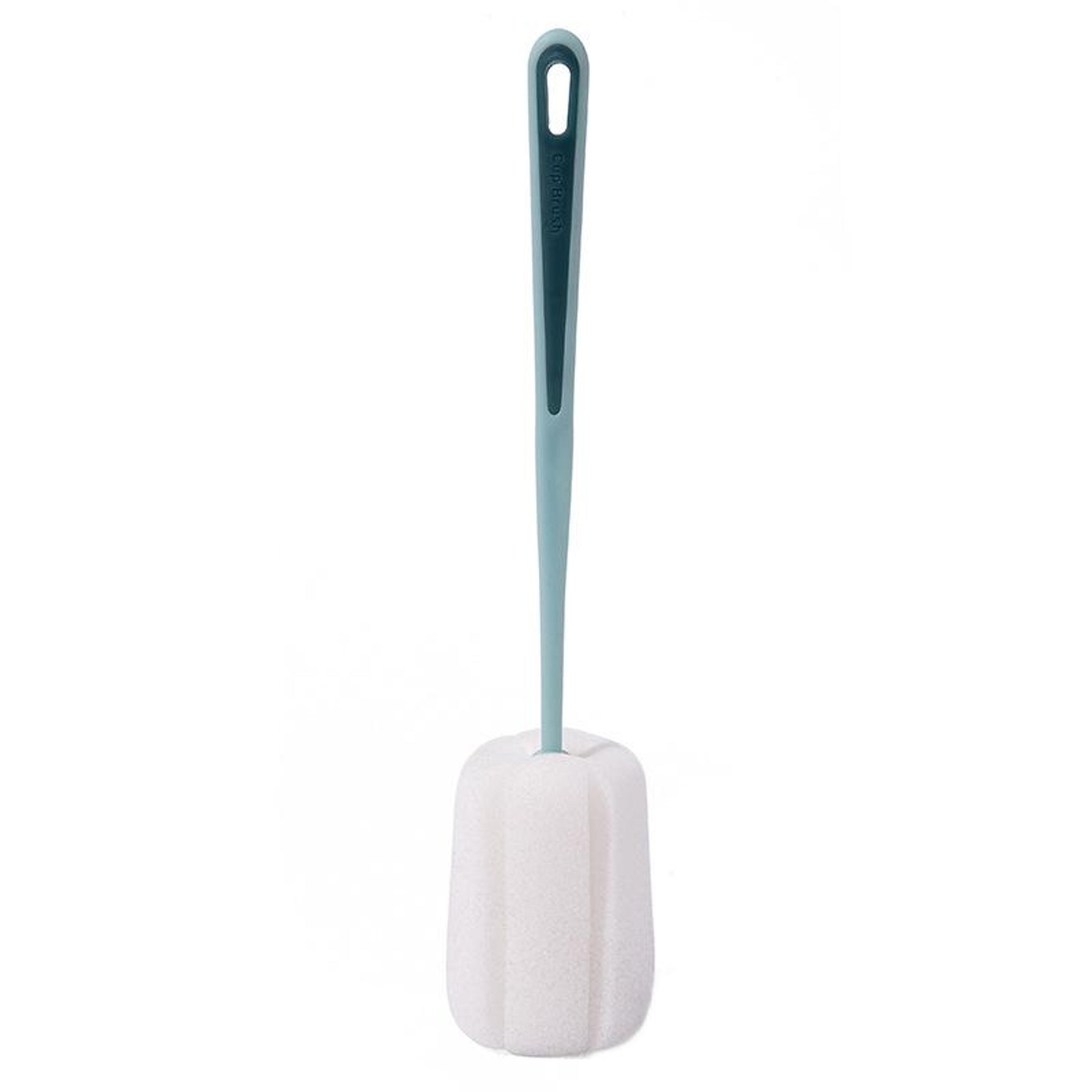 Long Handle Baby Bottle And Cup Cleaning Brush With 6Leaf Sponge Head 0