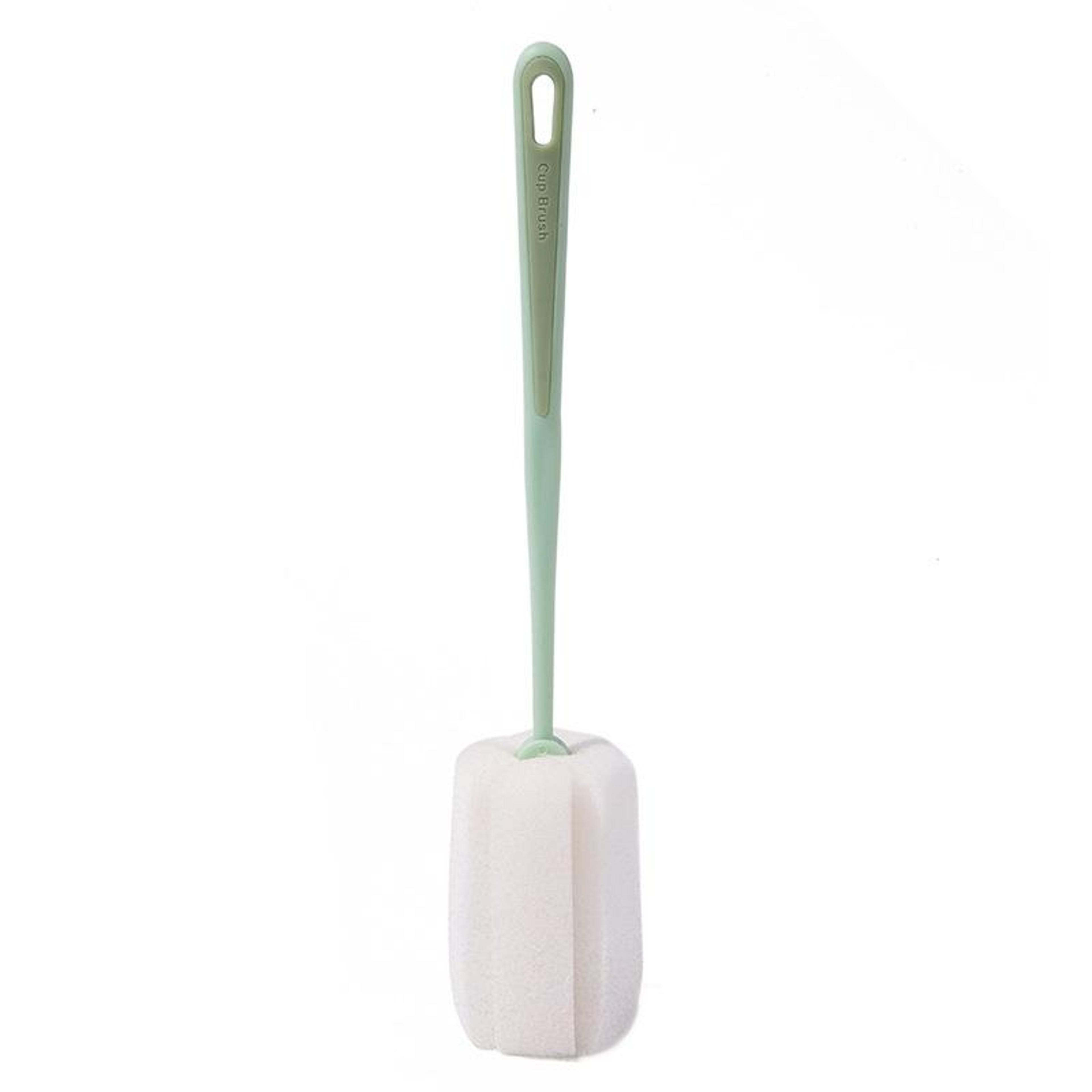 Long Handle Baby Bottle And Cup Cleaning Brush With 6Leaf Sponge Head 10