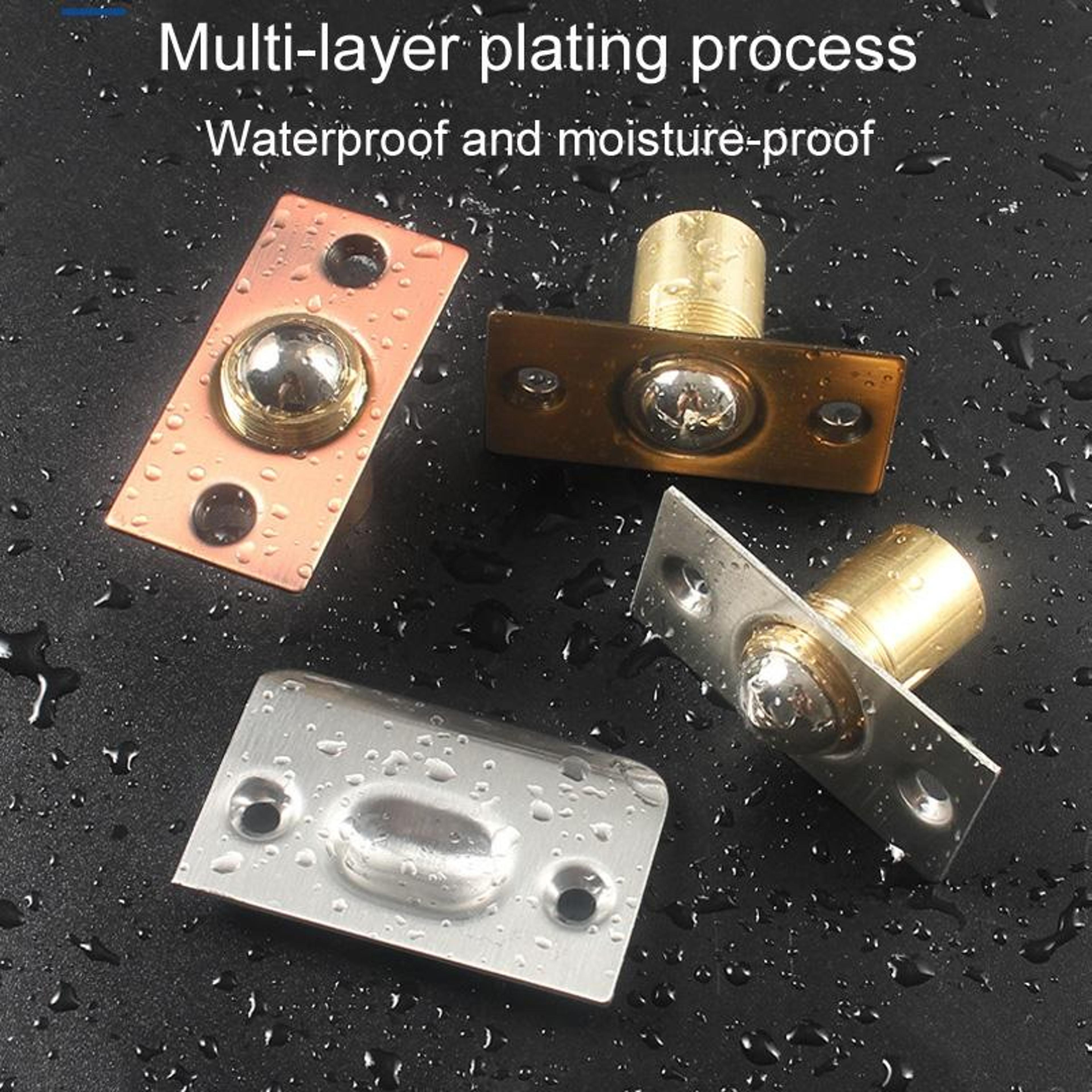 Adjustable Stainless Steel And Copper Door Ball Catch Latch 9