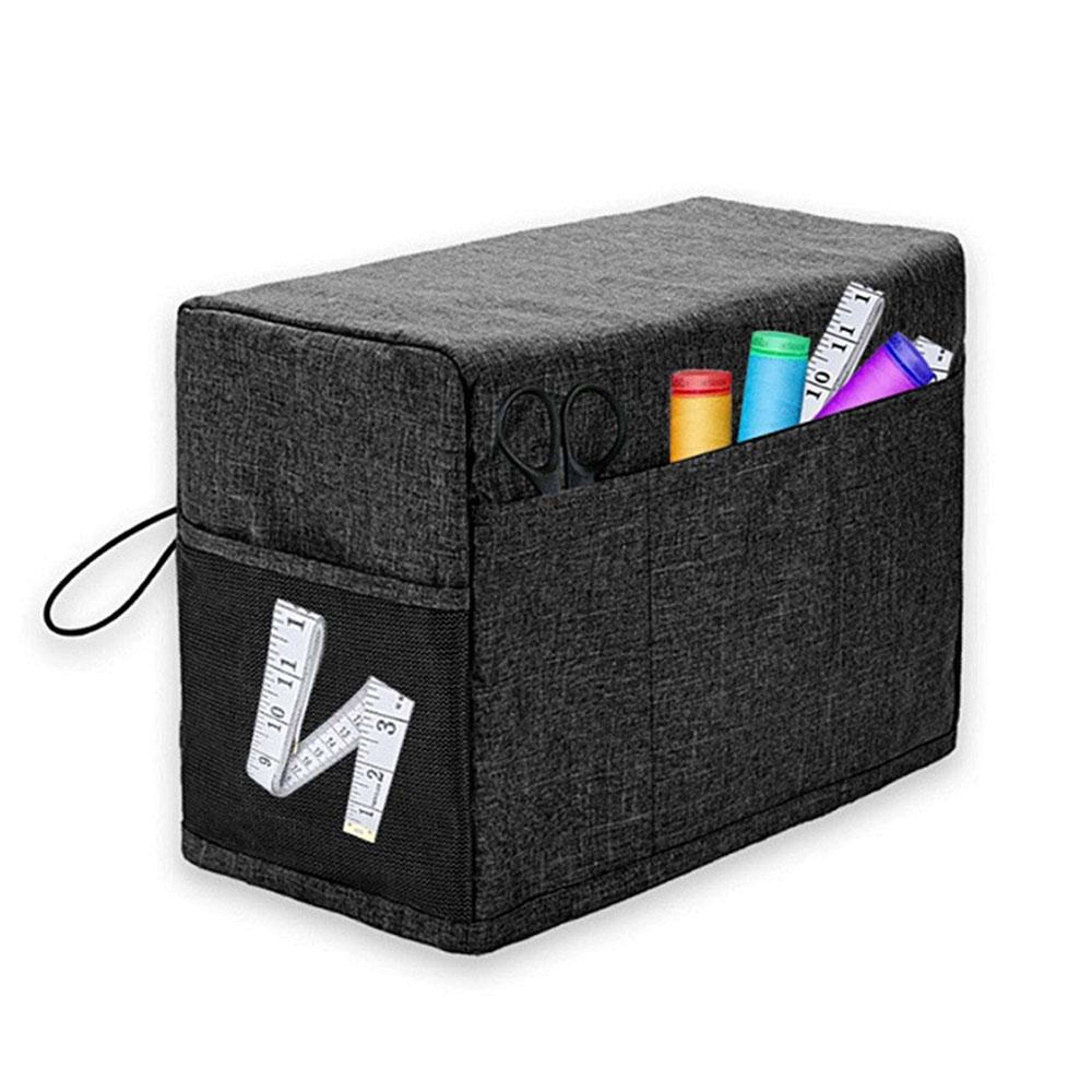Sewing Machine Dust Cover With Storage Pockets And Foldable Design 7