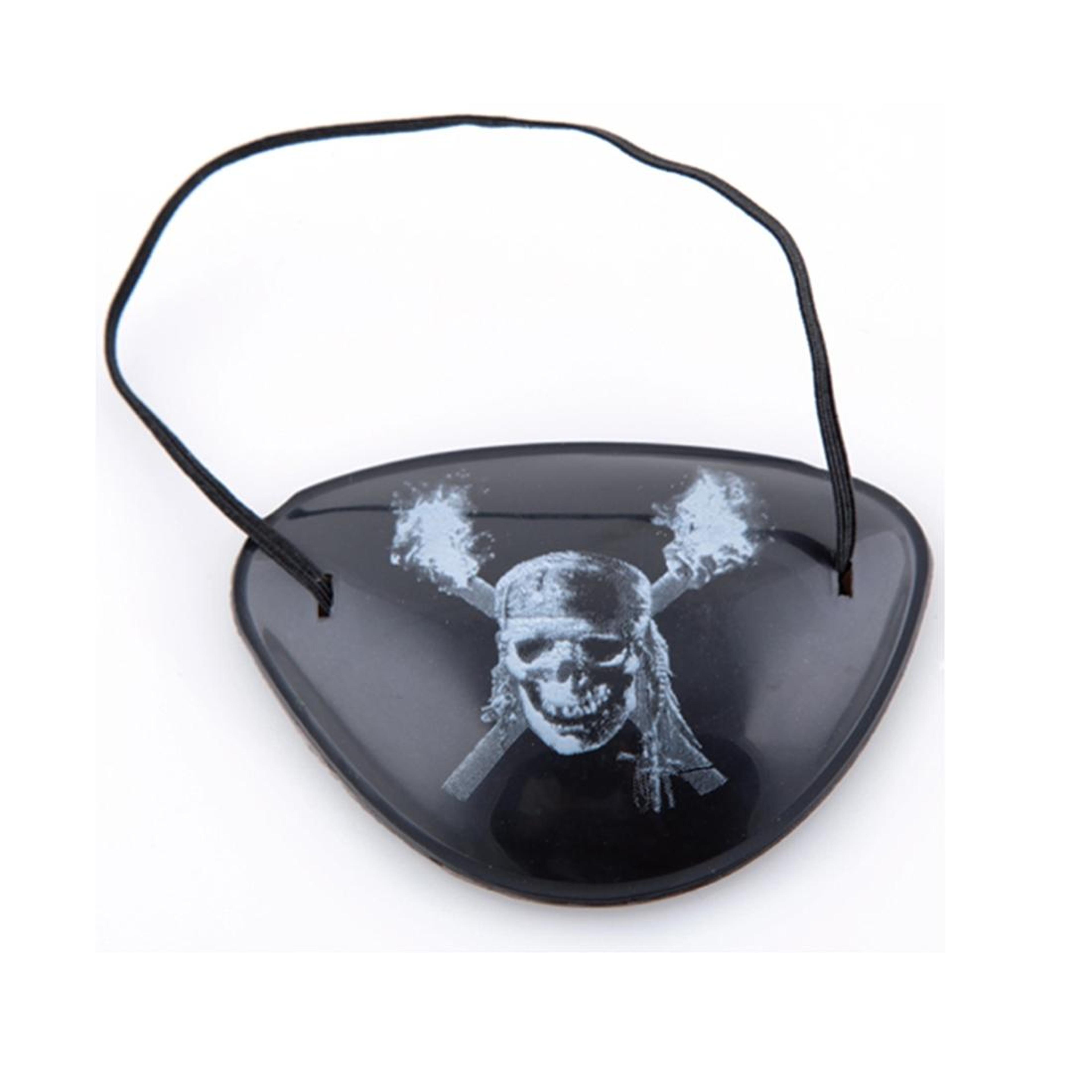 Halloween Pirate Eye Patch  Plastic Costume Accessory With Random Pattern 4