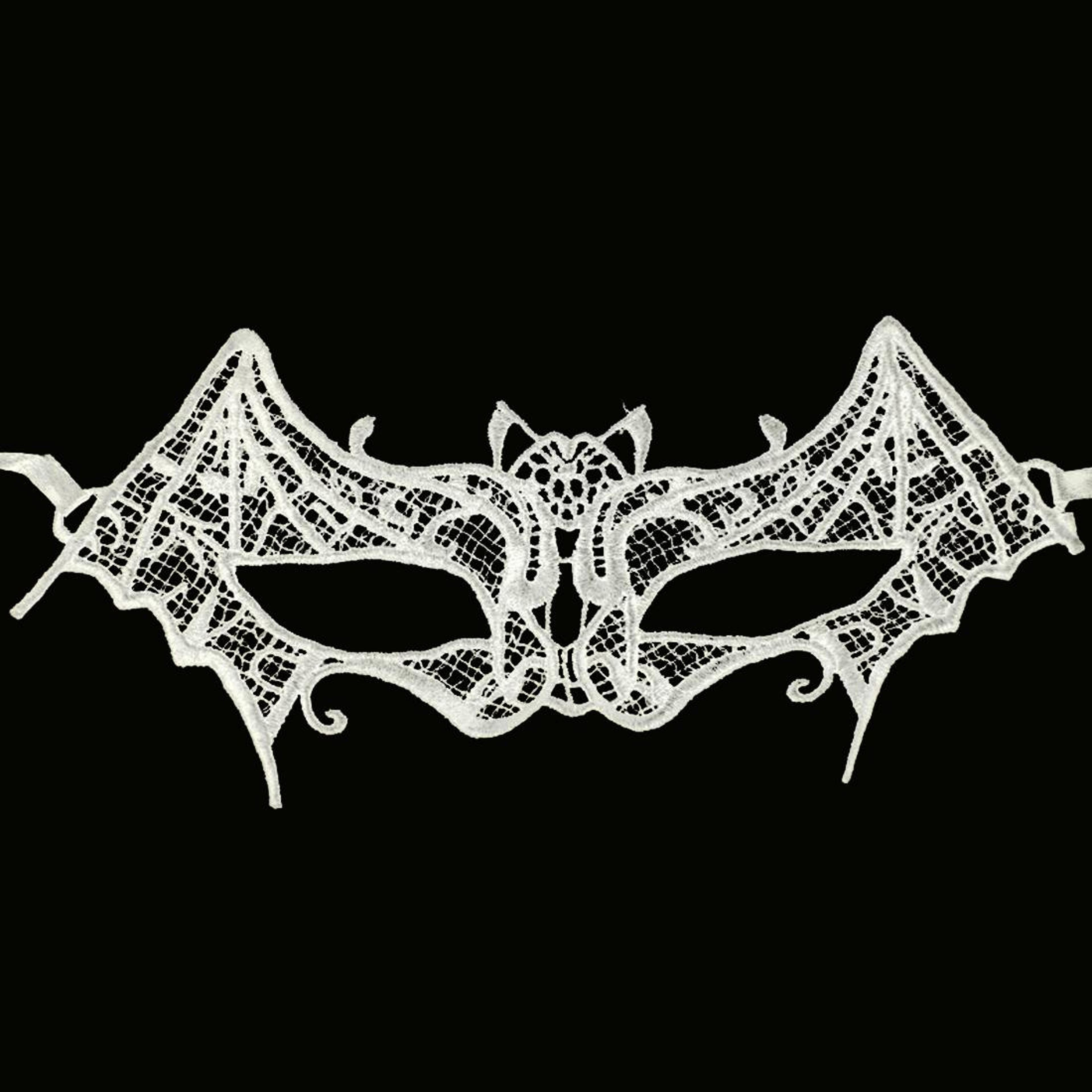 Womens Lace Bat Masquerade Mask For Halloween Parties And Costume Balls 1