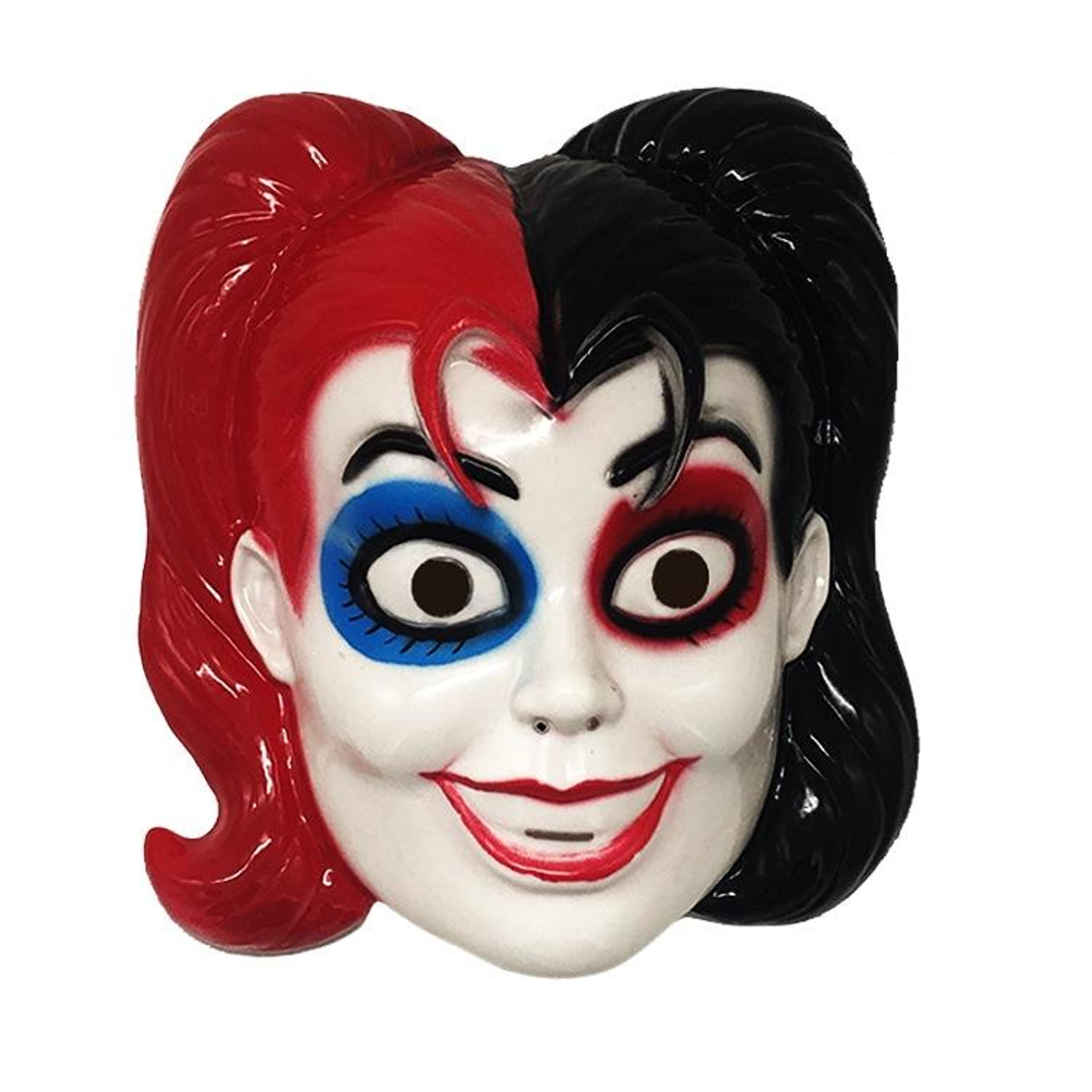 Halloween Horror Clown Mask With Wig For Spooky Costume Parties 7
