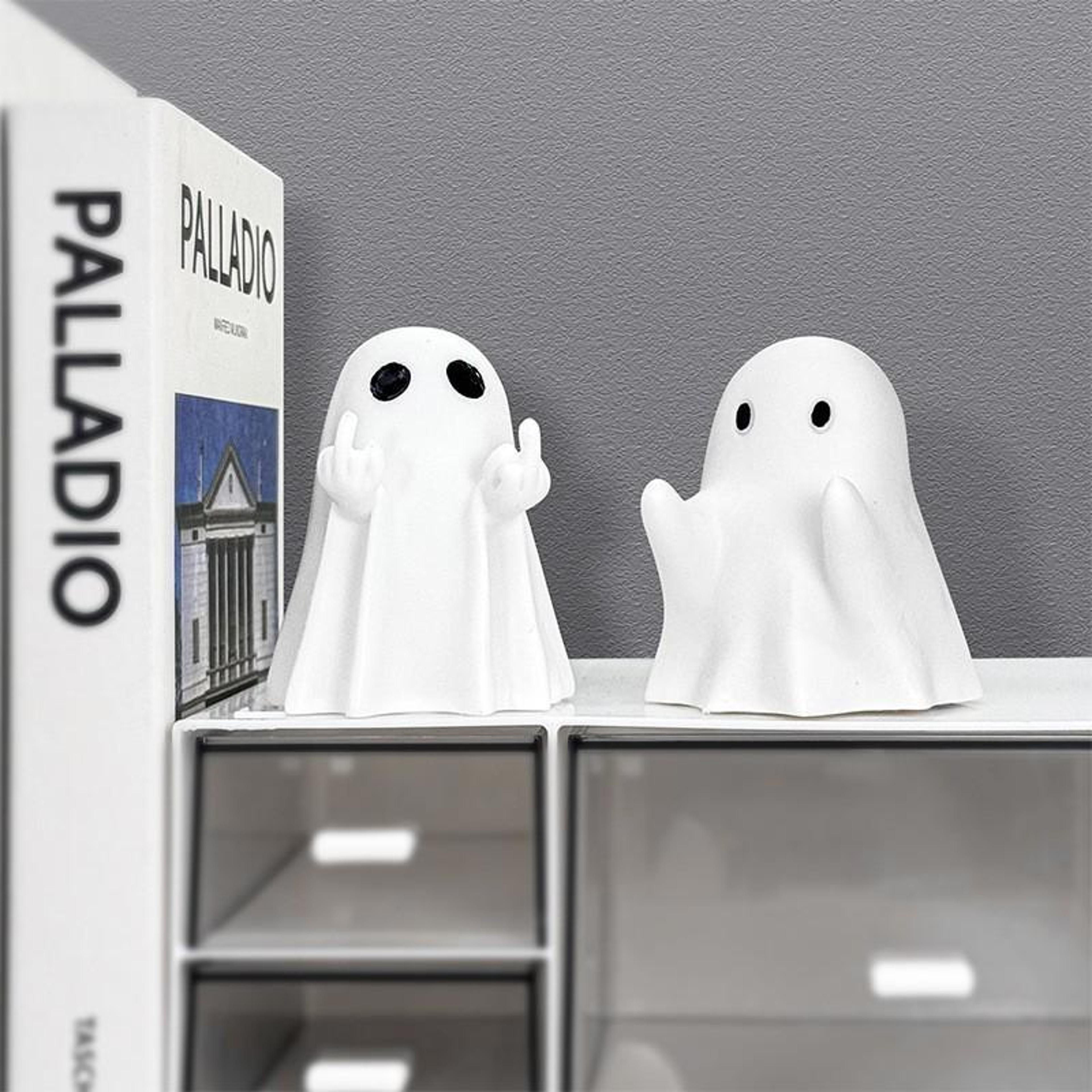 Halloween Ghost Figurine Vinyl Desktop Ornament For Tabletop Decor 2