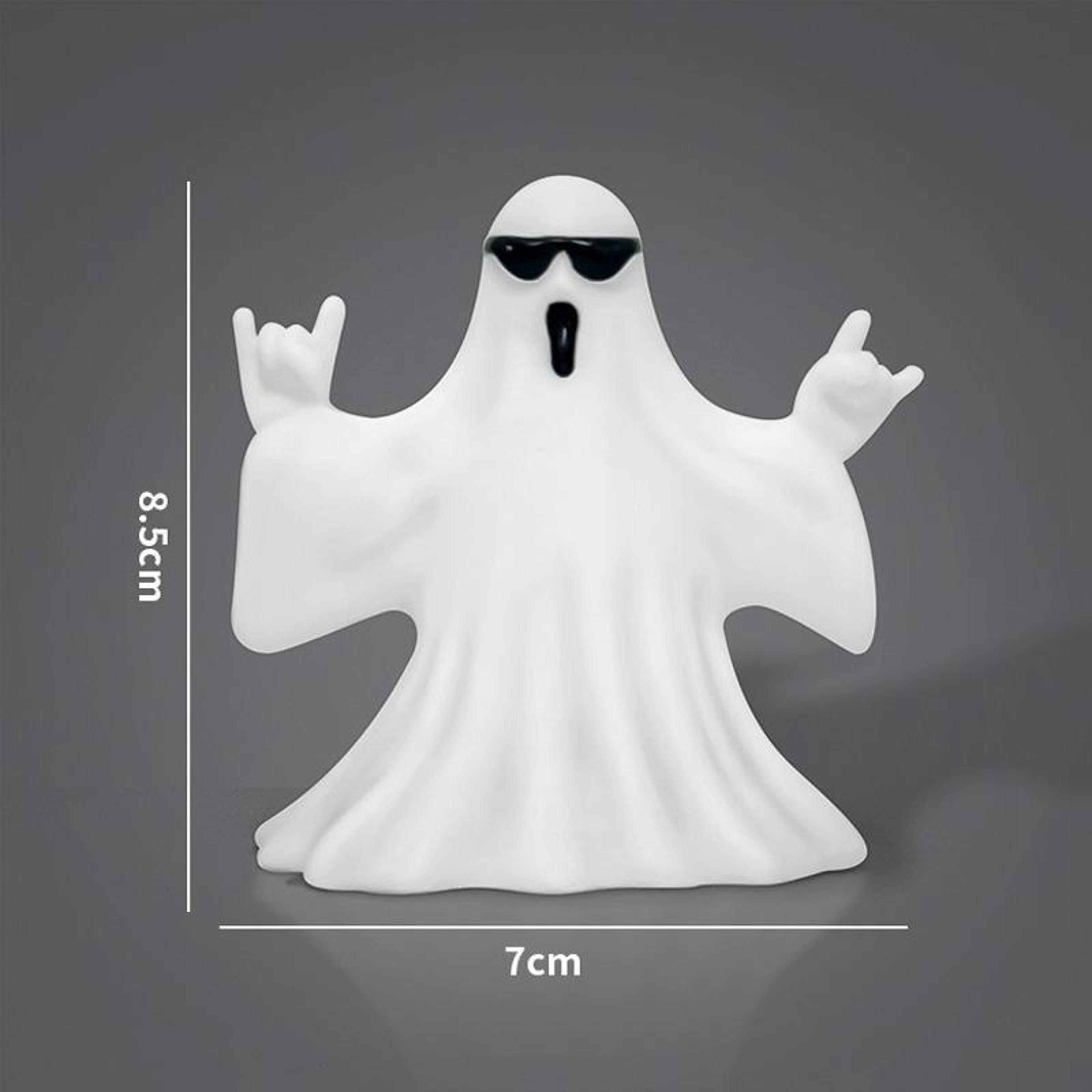 Halloween Ghost Figurine Vinyl Desktop Ornament For Tabletop Decor 5