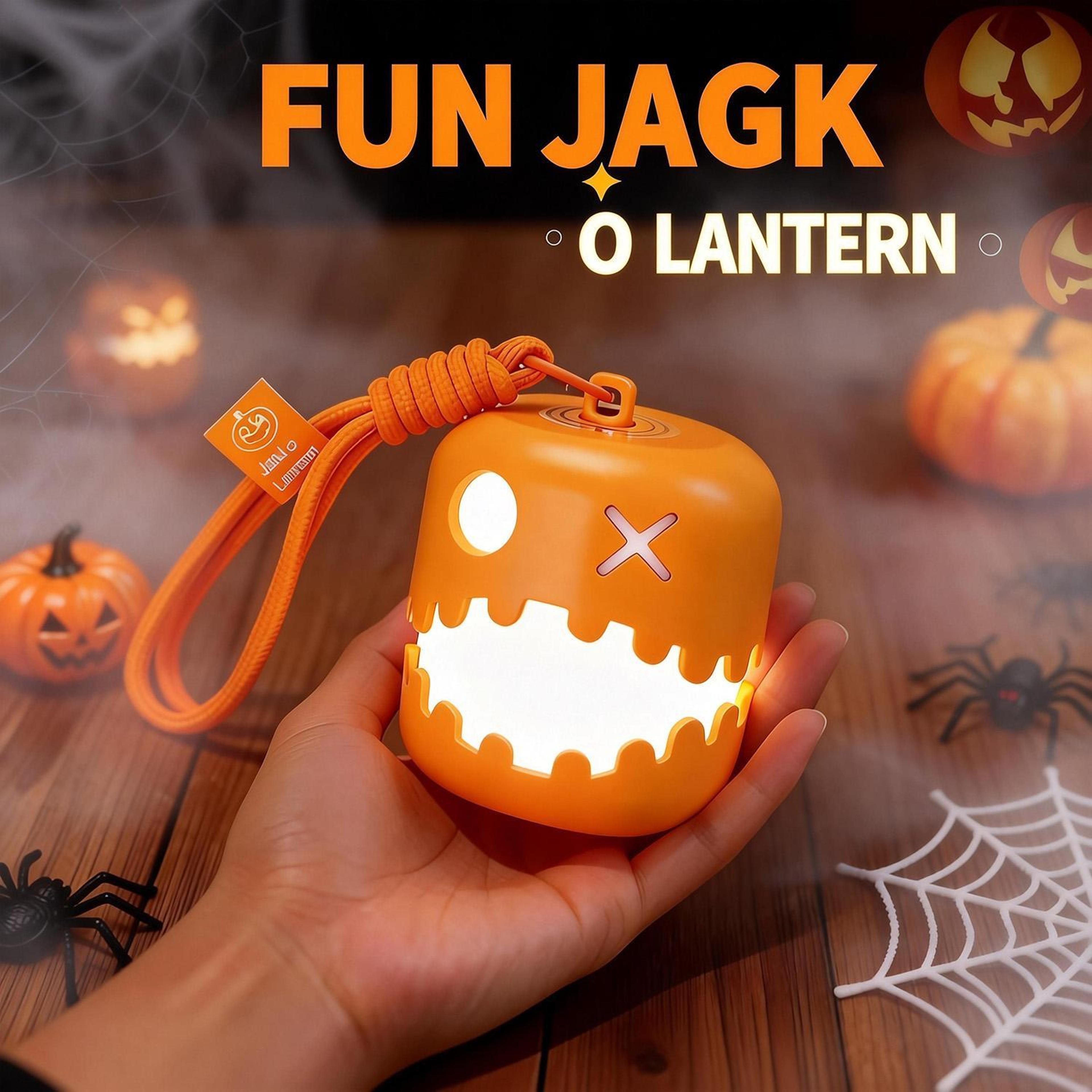 Rechargeable Pumpkin Night Light With Pull String And RGB Color Changing LEDs 1
