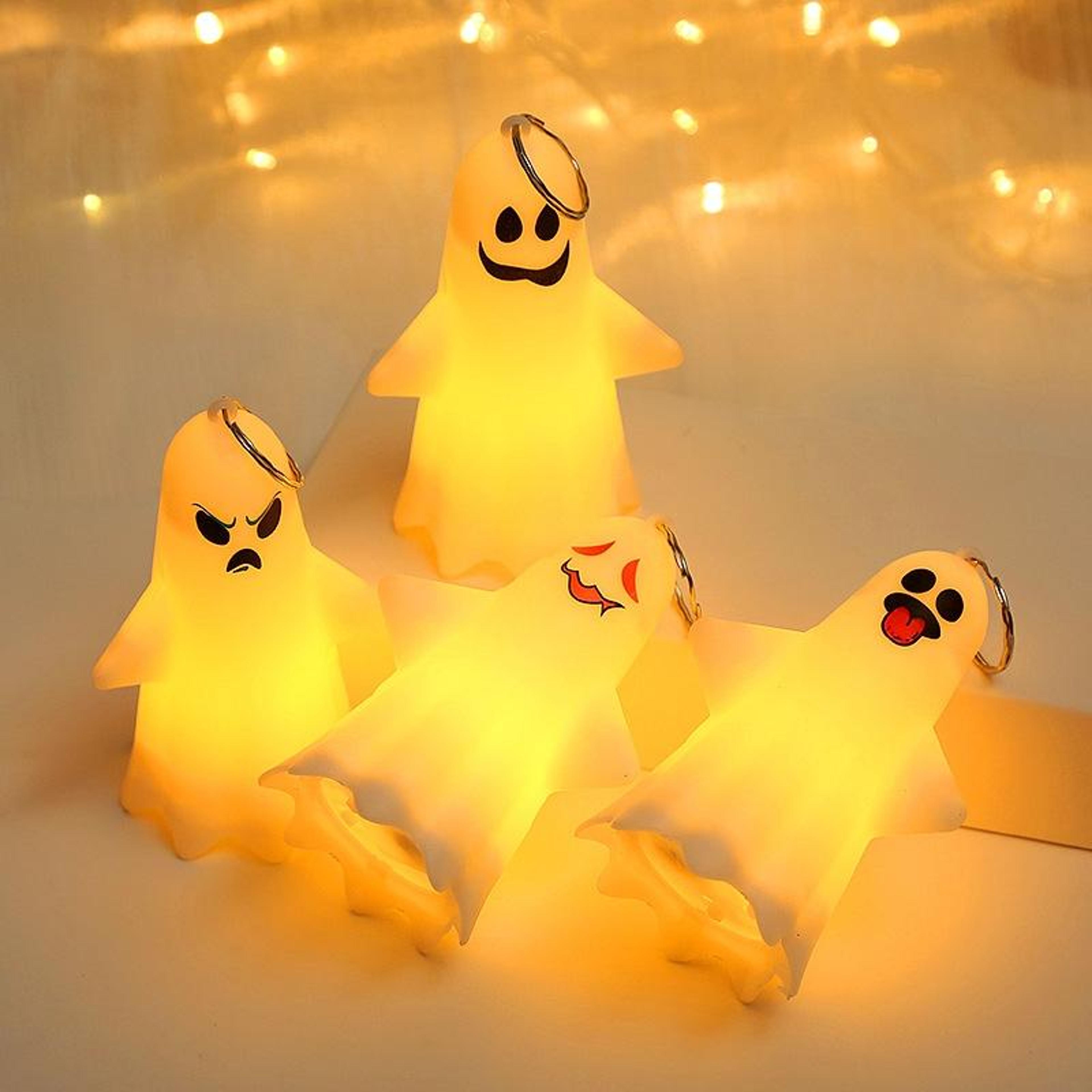 Portable Halloween Ghost Pumpkin LED Night Light For Kids 3