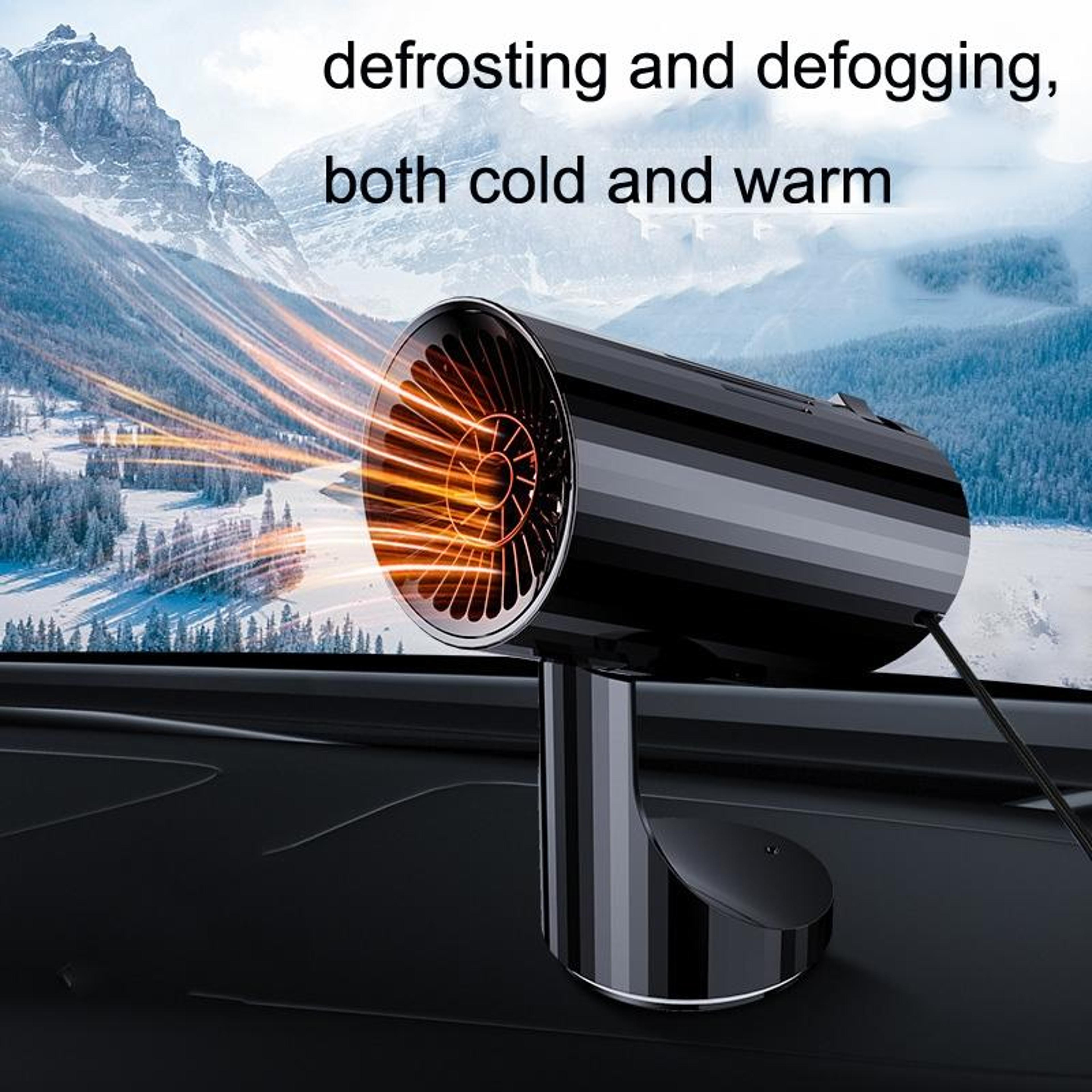 12V Folding Car Heater Portable Defroster And Cooling Fan 5