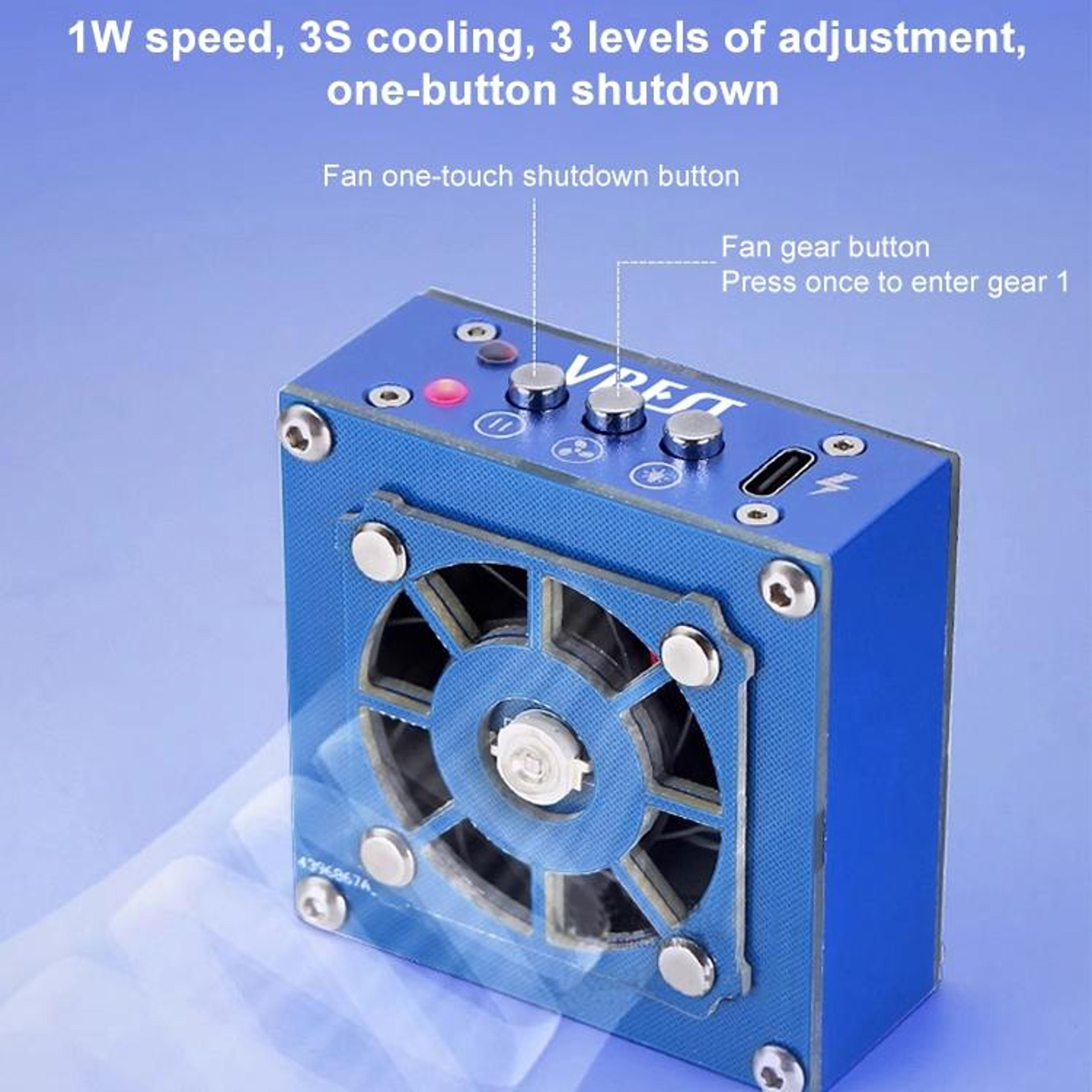 Quick Cooling UV Curing Fan With 3 Adjustable Speeds 5