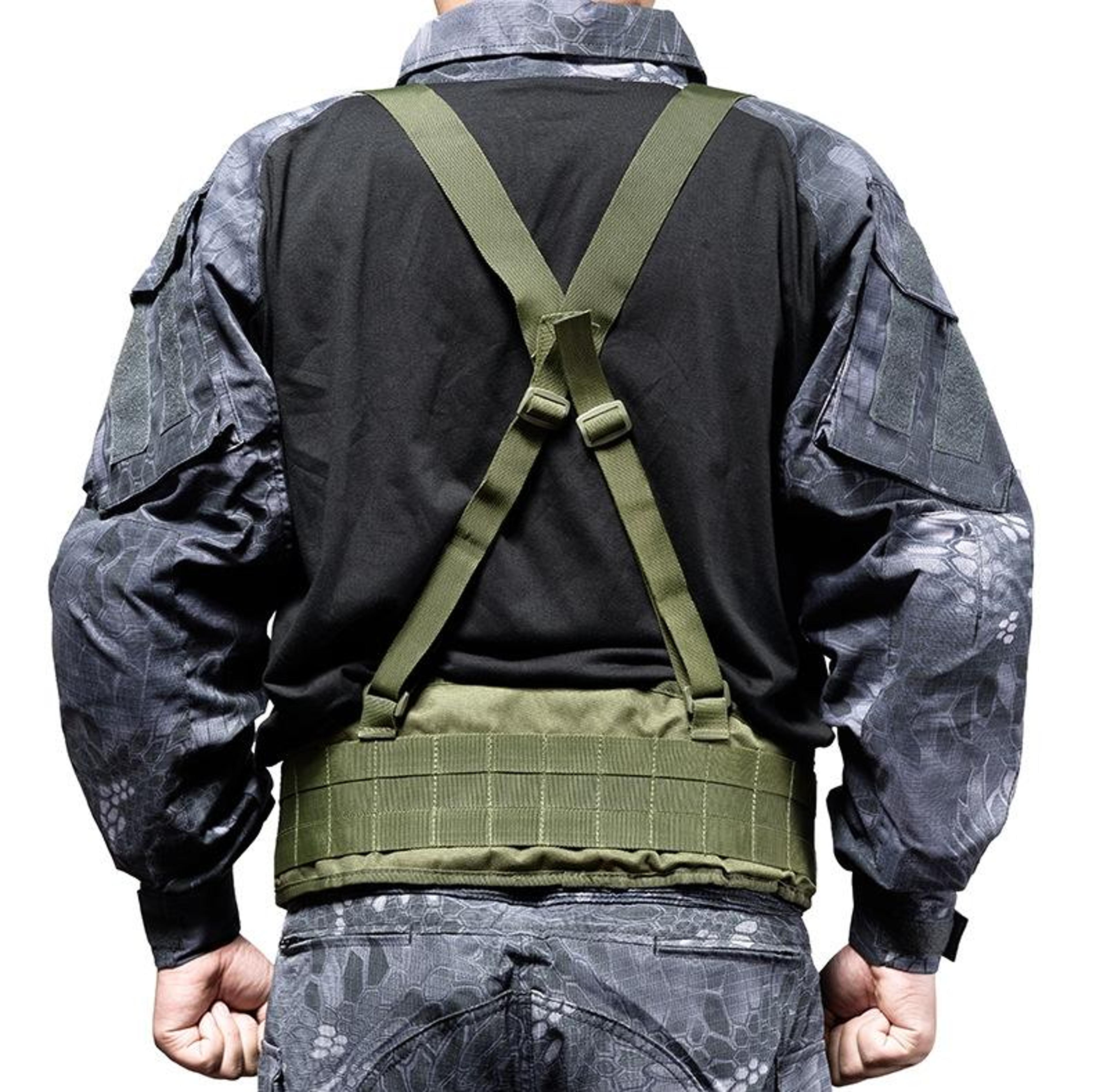 Adjustable Outdoor Training Waist Belt With Padded Oxford Fabric 3