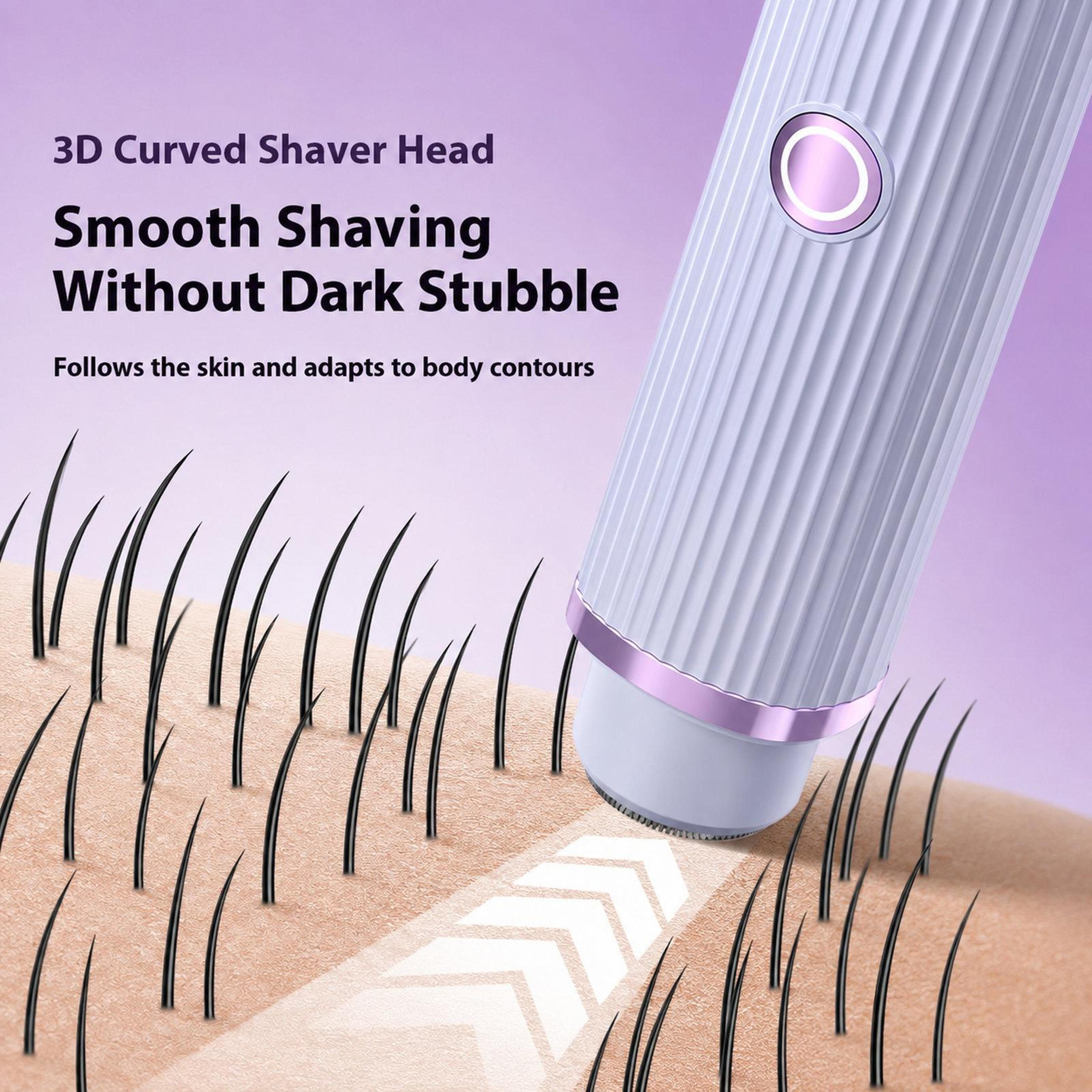 Womens 2in1 Electric Bikini Trimmer And Cordless Body Hair Razor 5