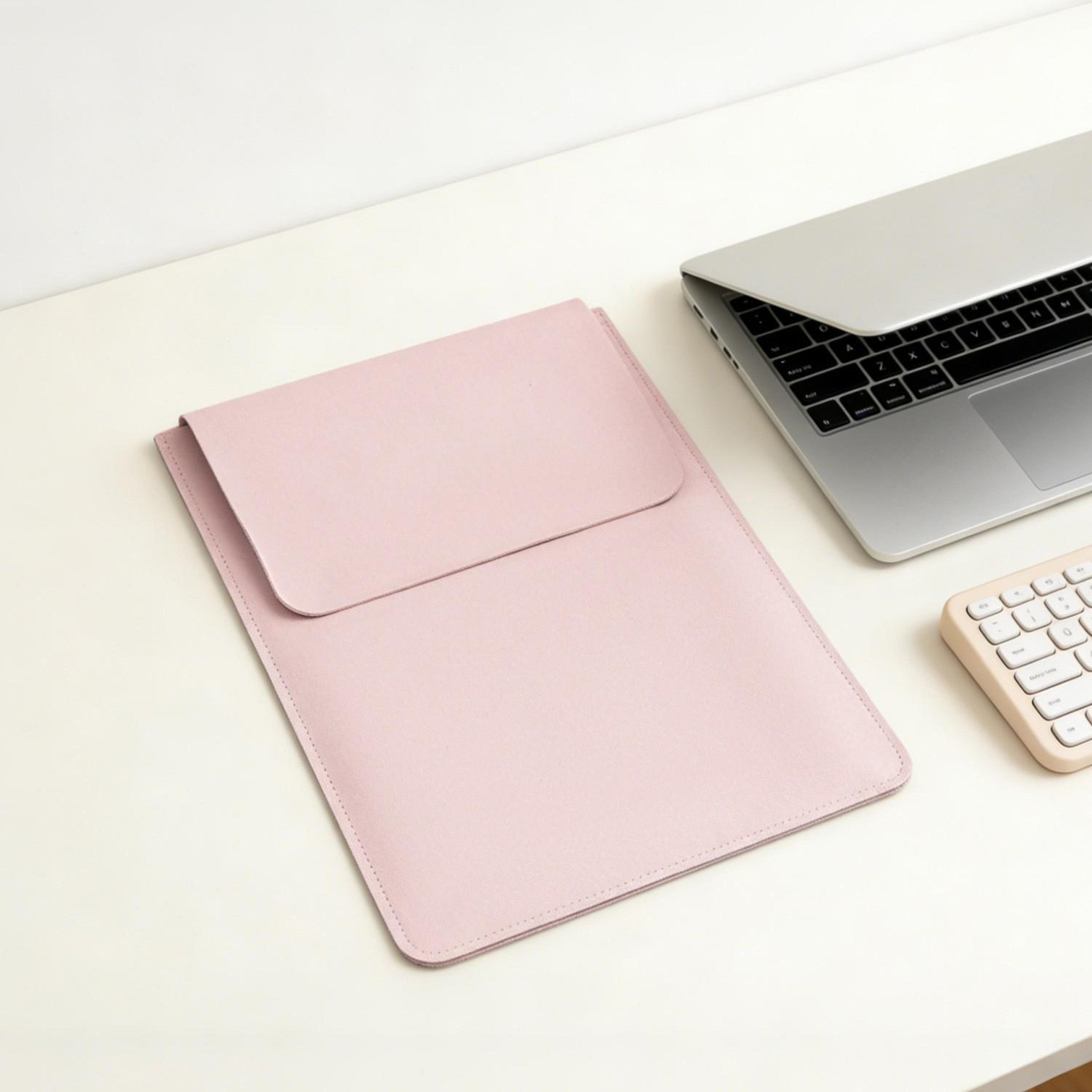 133Inch PU Laptop Sleeve With BuiltIn Mouse Pad And Soft Plush Lining 9