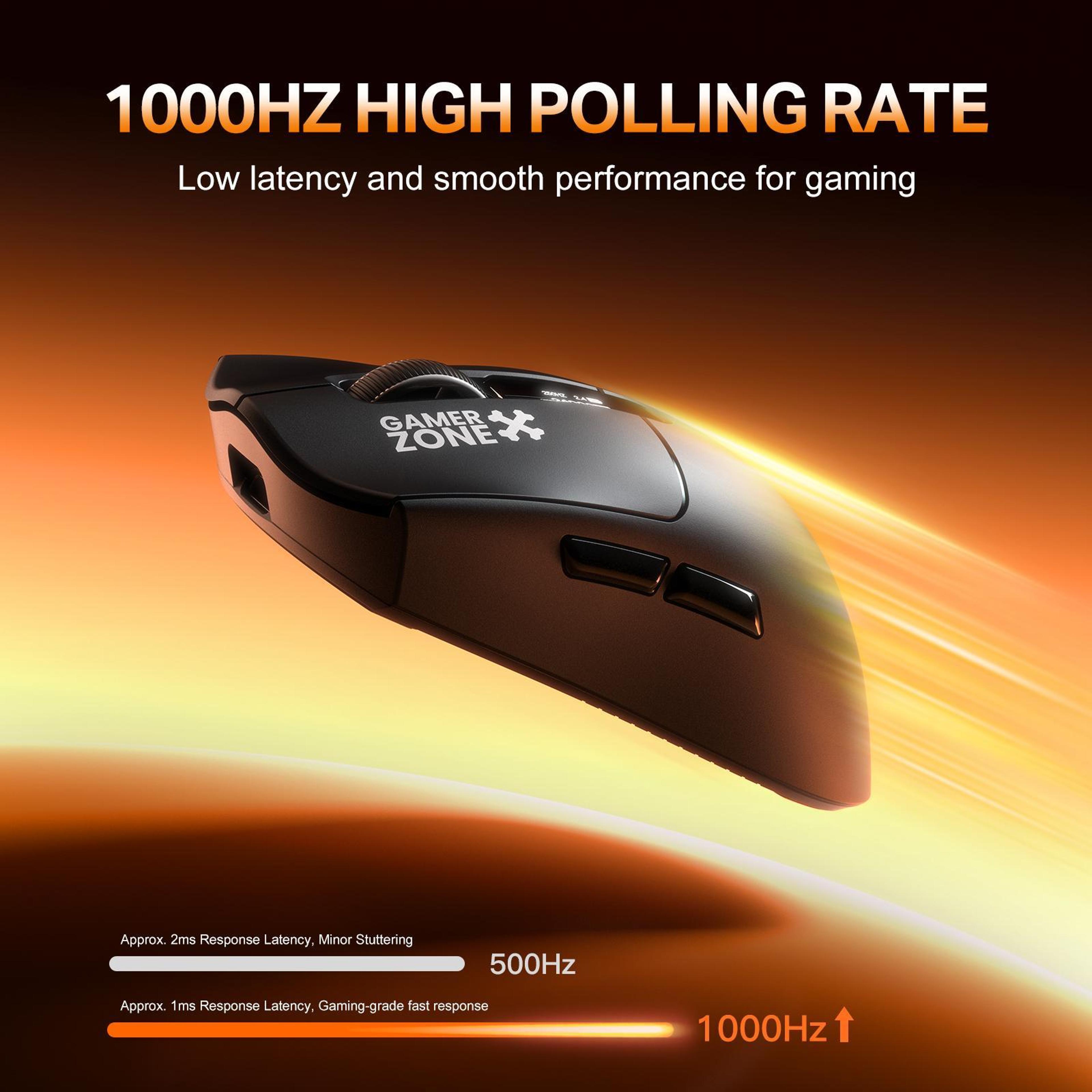 DM10 Lightweight Wireless Gaming Mouse With Bluetooth And Adjustable DPI 5