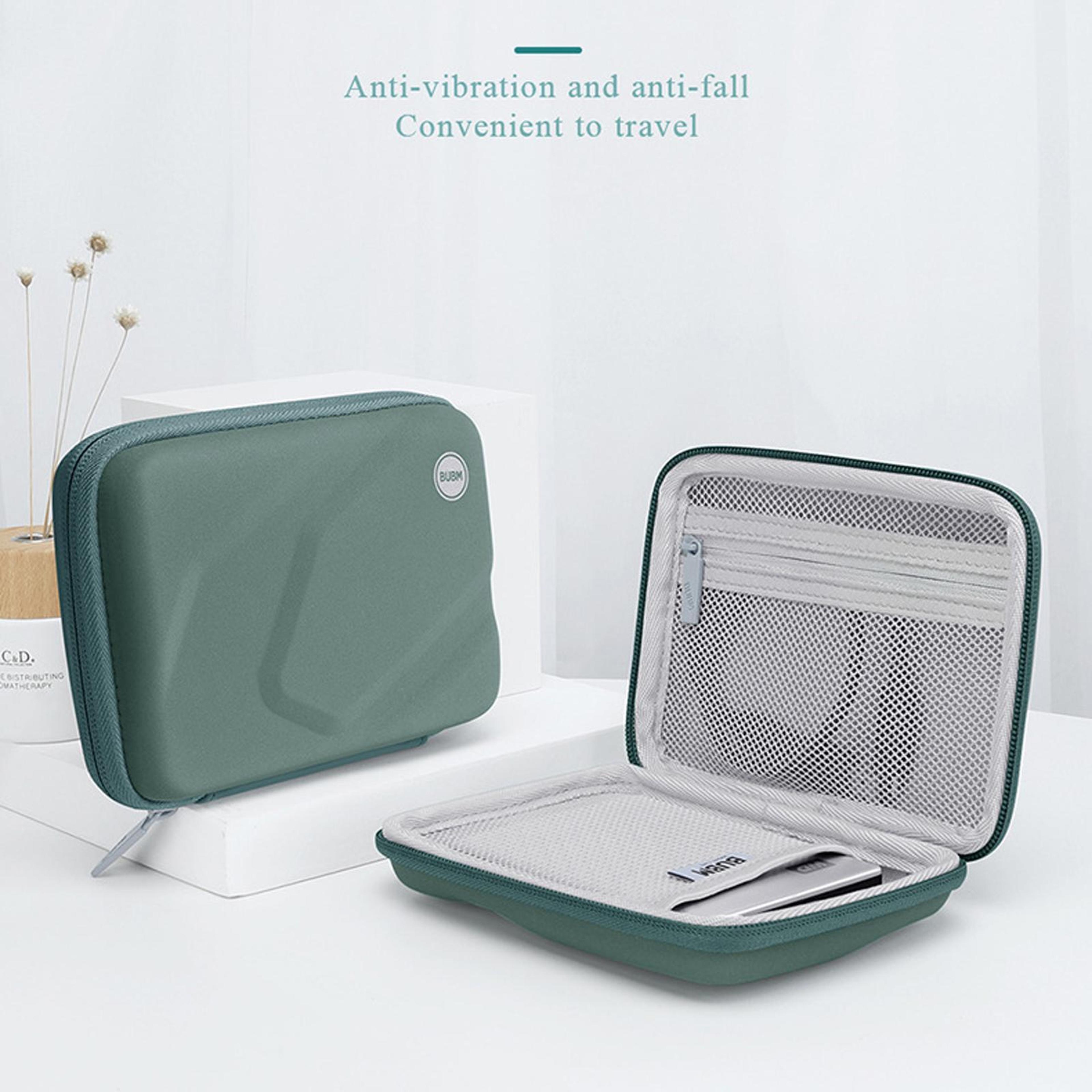 Portable Hard Drive Case With Shockproof EVA Shell And Cable Organizer 1