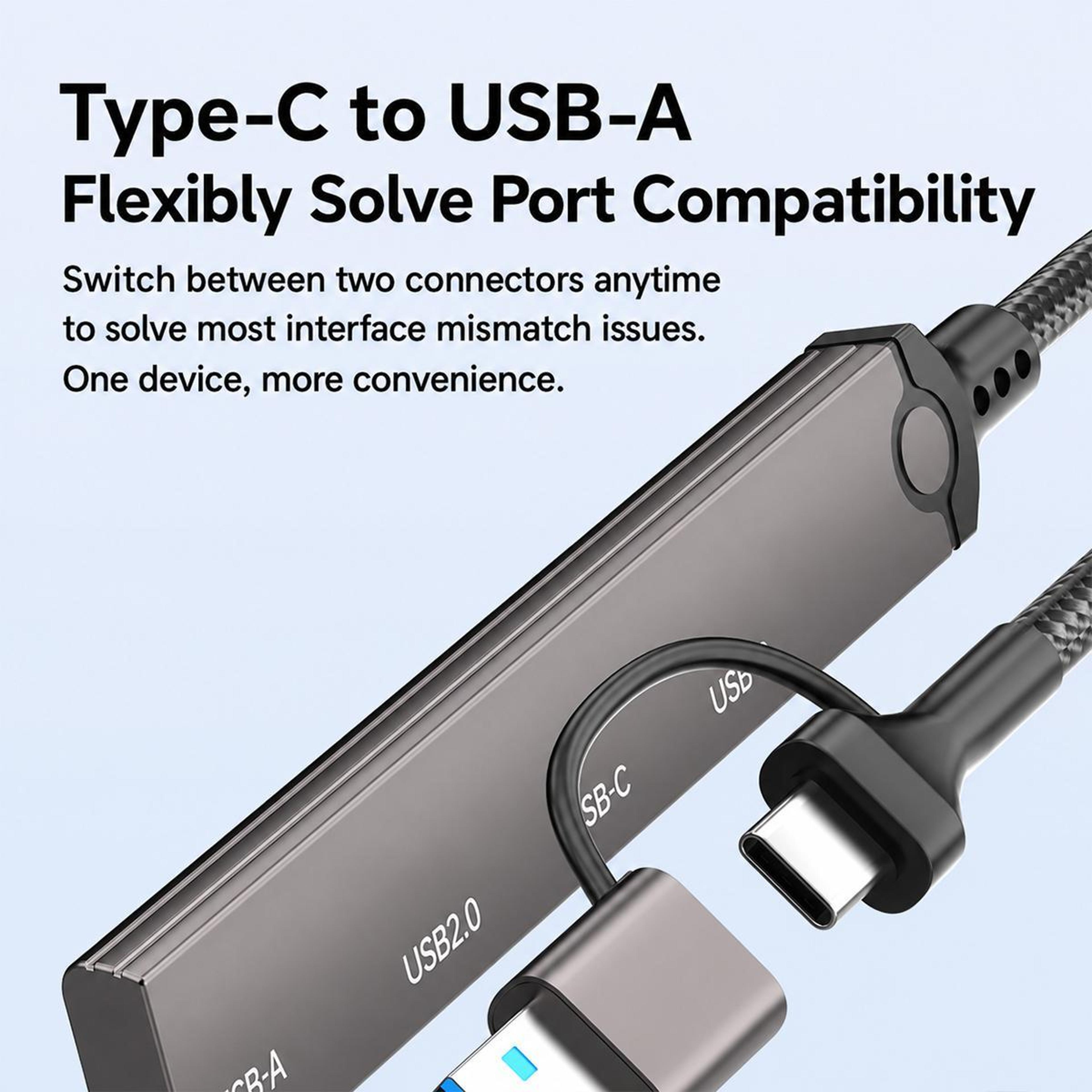 7Port USBC Hub Docking Station With 2 USBA And 5 USBC Ports 4