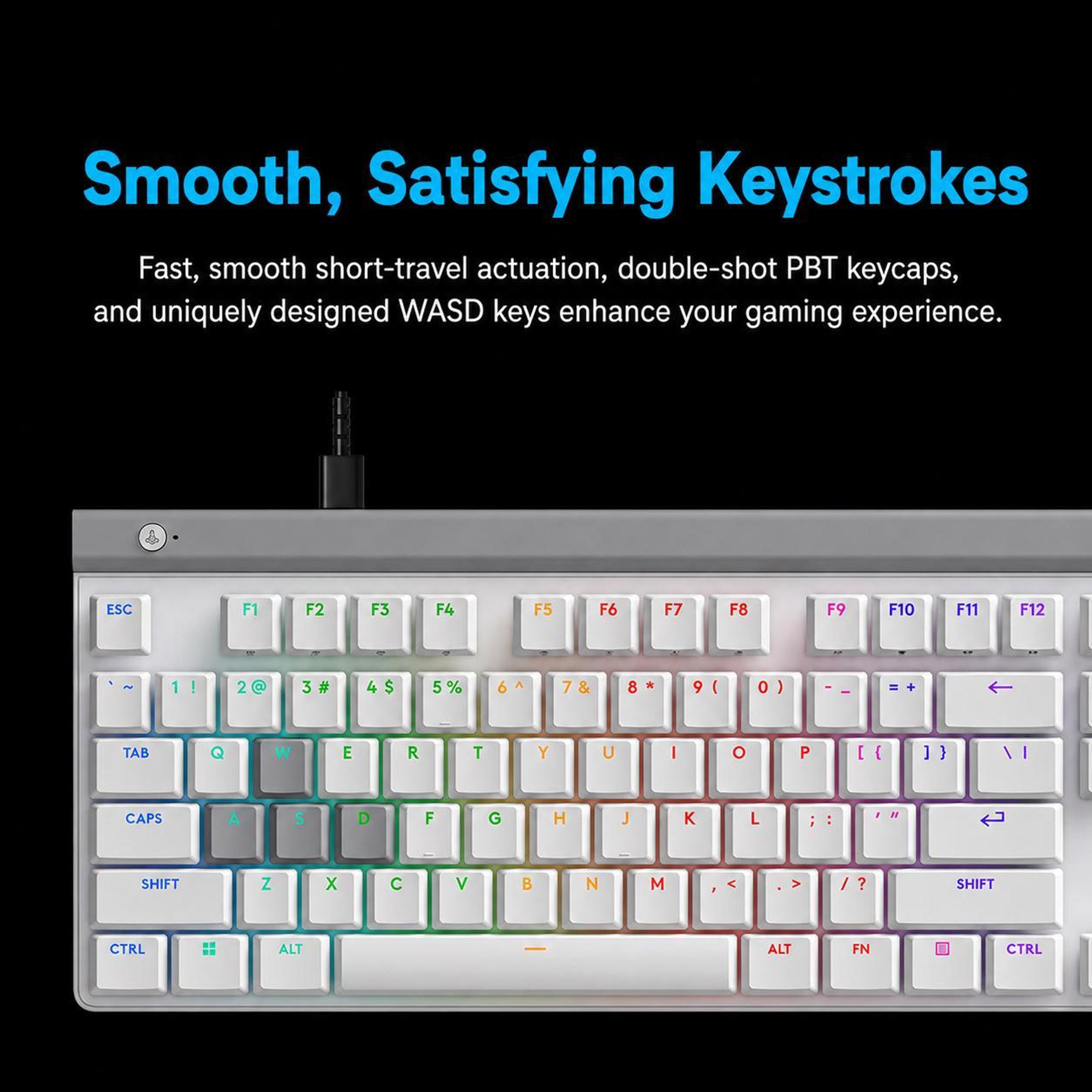 Wired TKL Gaming Keyboard With Magnetic Switches And Rapid Trigger 2