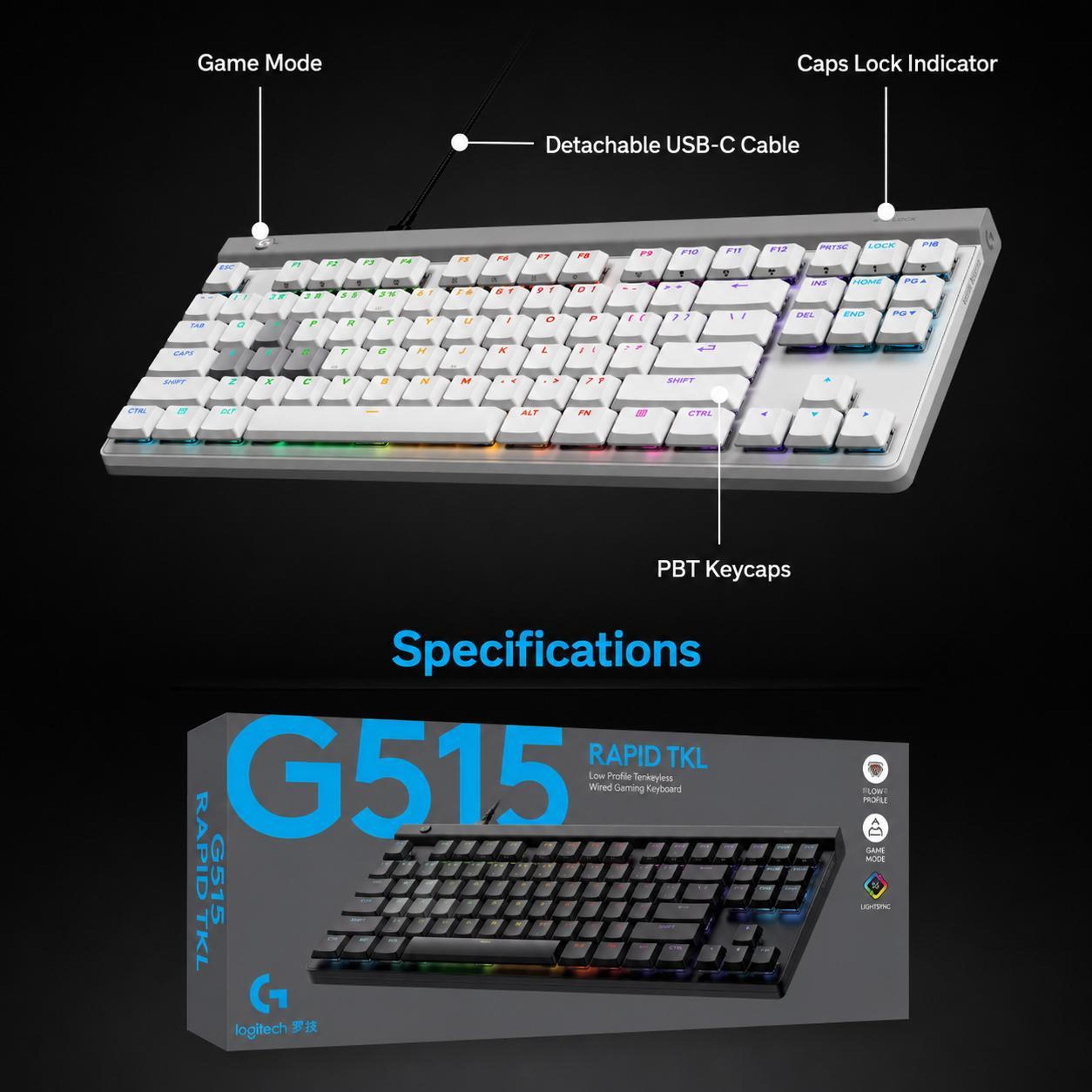 Wired TKL Gaming Keyboard With Magnetic Switches And Rapid Trigger 3
