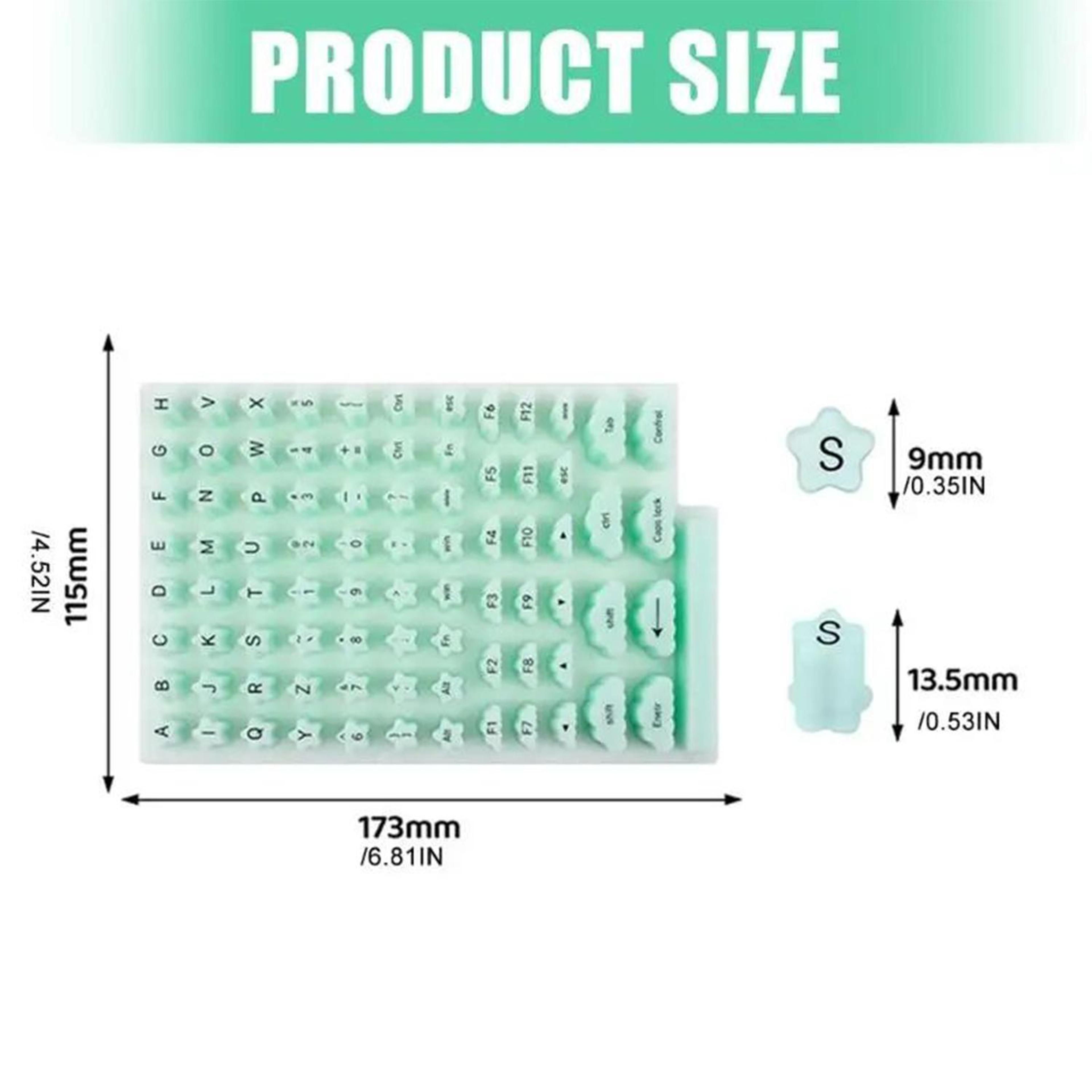 Keycaps For Long Nails 83Piece Silicone Keyboard Covers 8