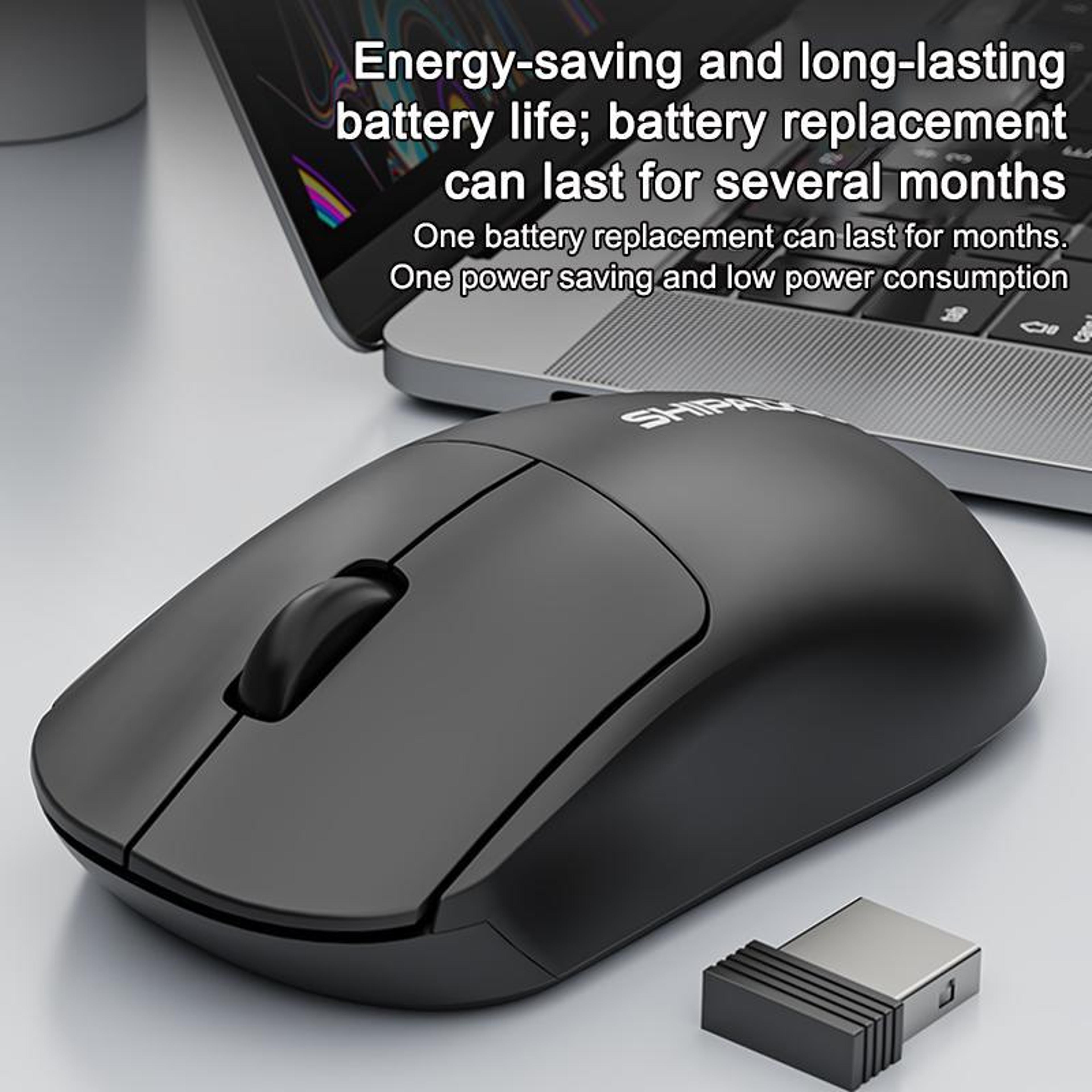 W200 24GHz Wireless Rechargeable Mouse For Office And Gaming 2