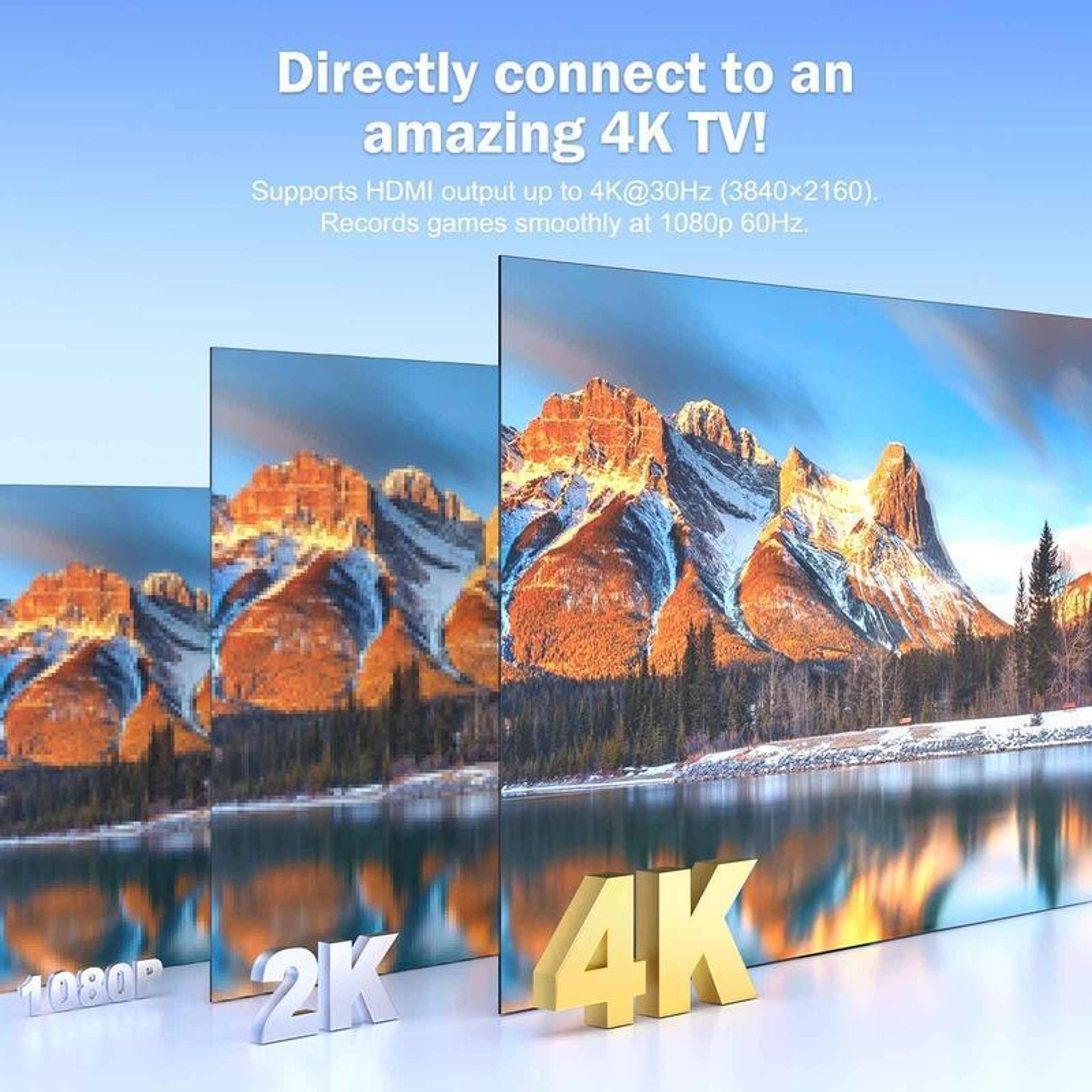 4K HDMI Video Capture Card With 1080p 60FPS Recording And Live Streaming 9