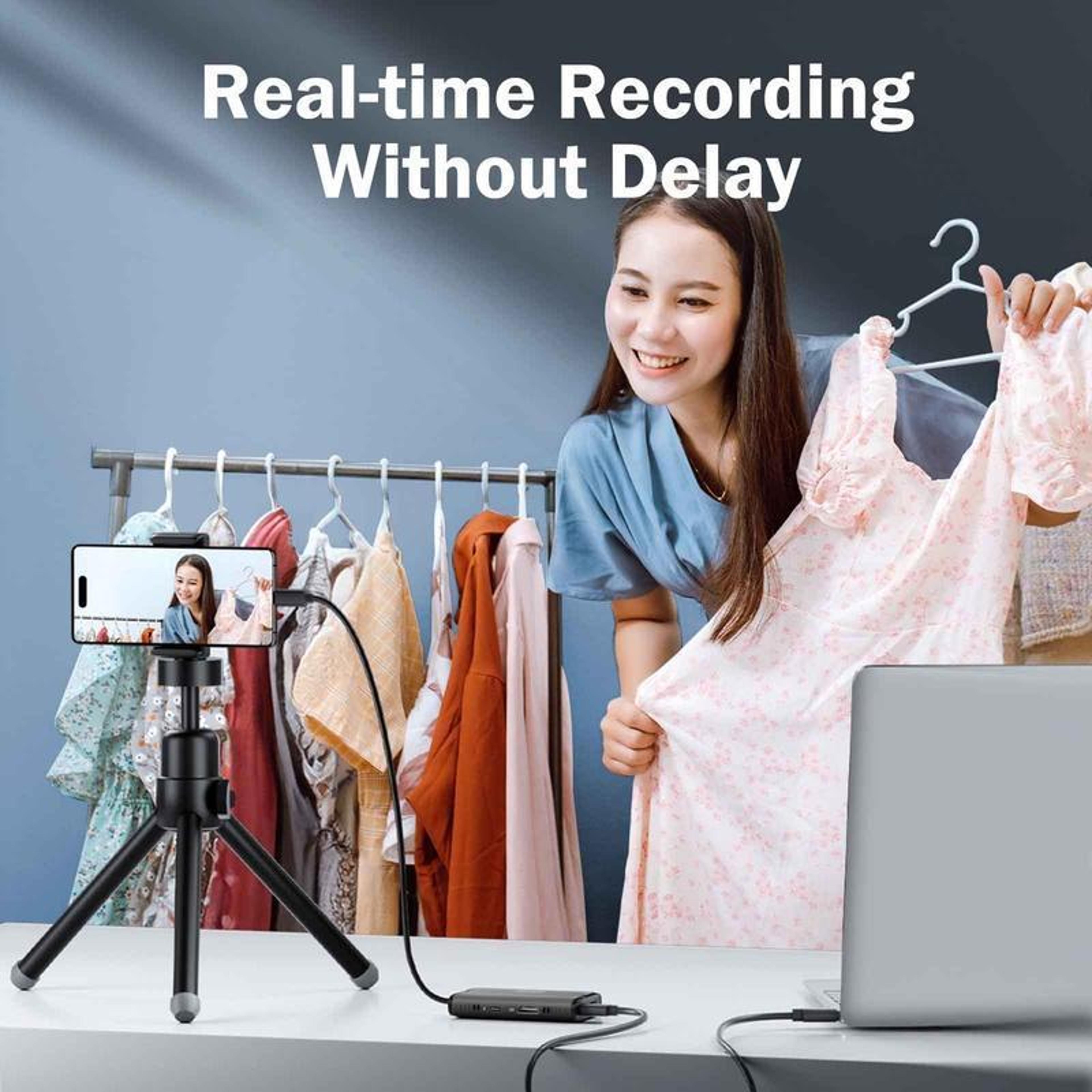 4K HDMI Video Capture Card With 1080p 60FPS Recording And Live Streaming 5