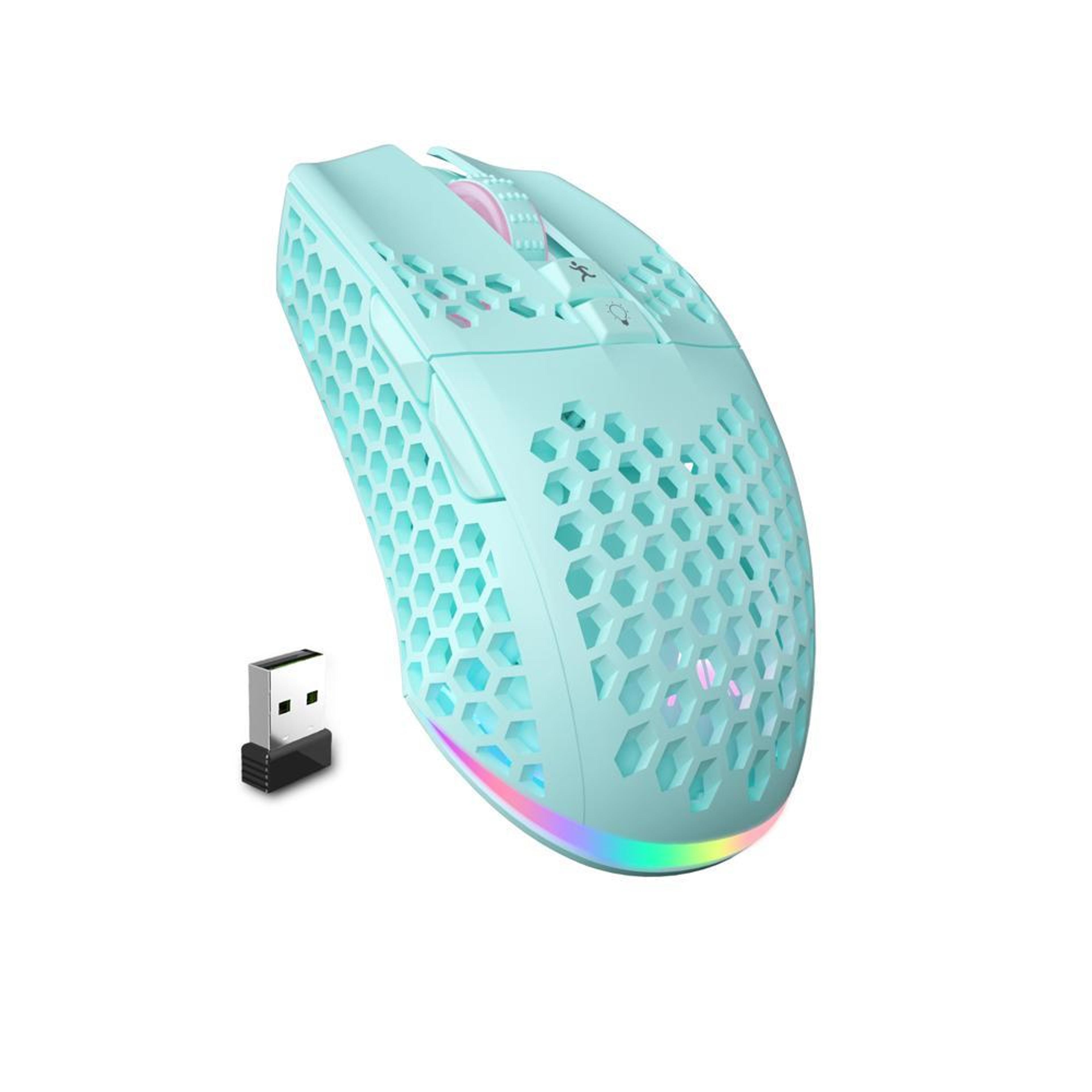 sm600 tri-mode wireless gaming mouse with rgb lighting and 8000 dpi