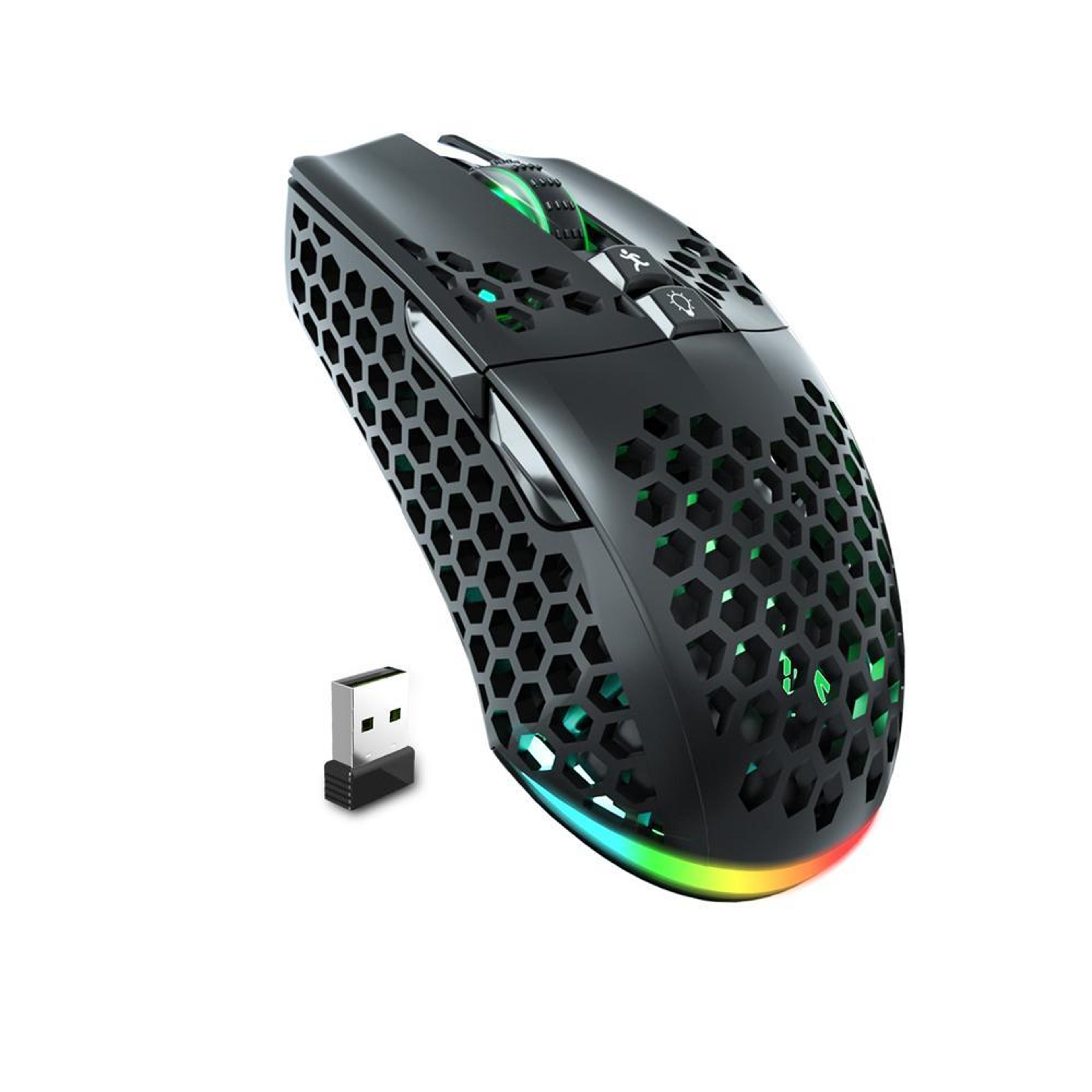 SM600 TriMode Wireless Gaming Mouse With RGB Lighting And 8000 DPI 9