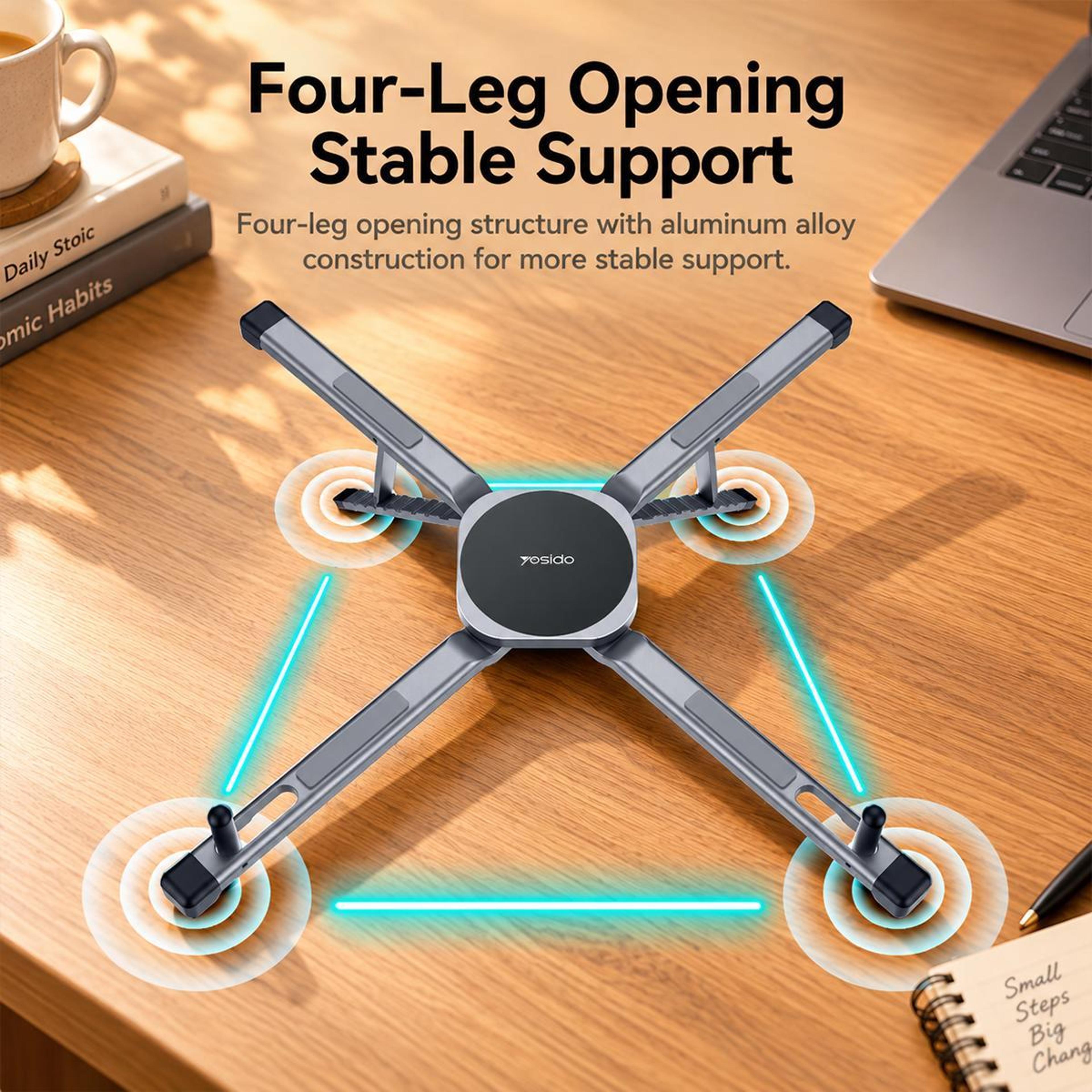 3in1 Magnetic Phone And Tablet Holder With 8 Adjustable Angles 11