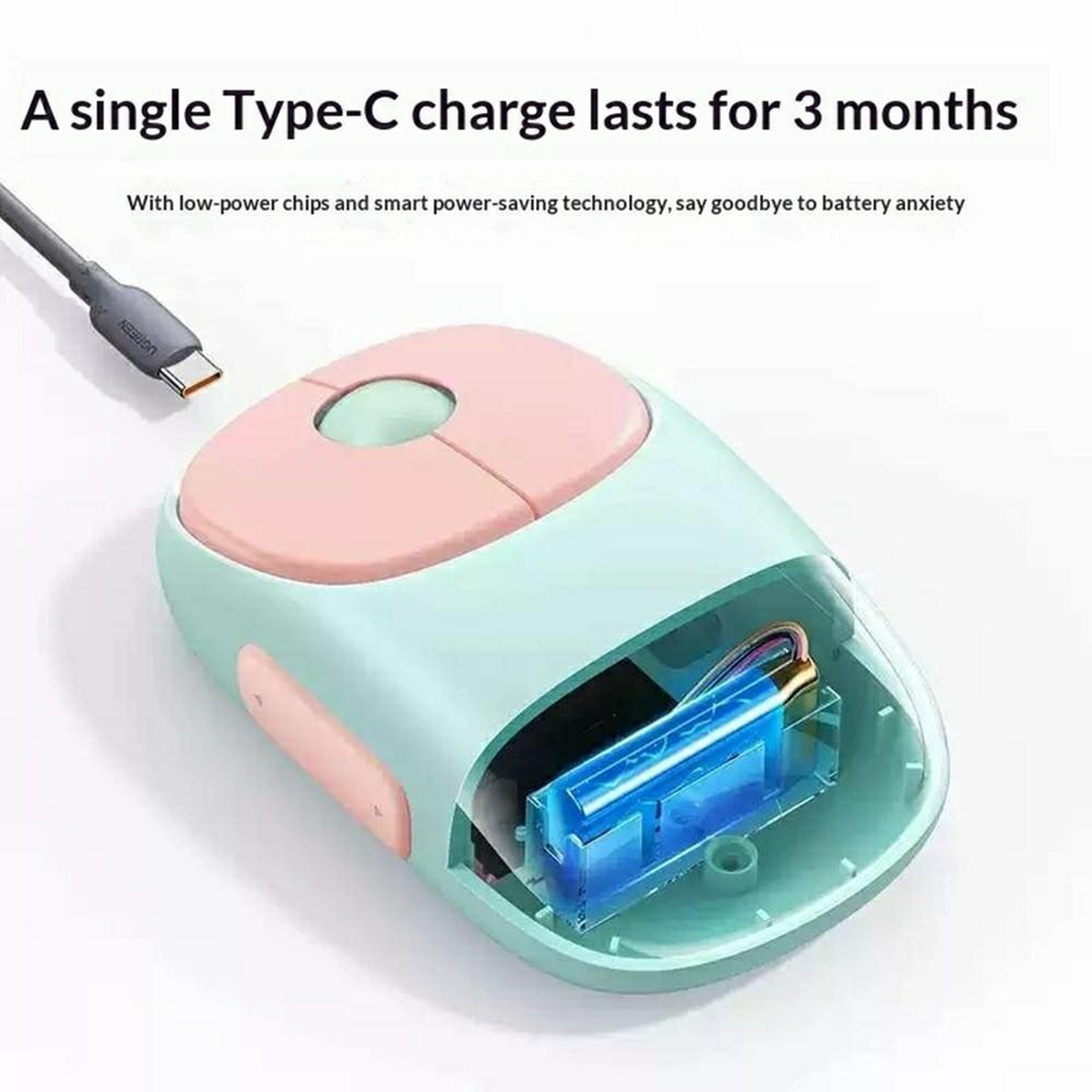 Rechargeable Wireless Mouse With Bluetooth And 24G Dual Connectivity 3