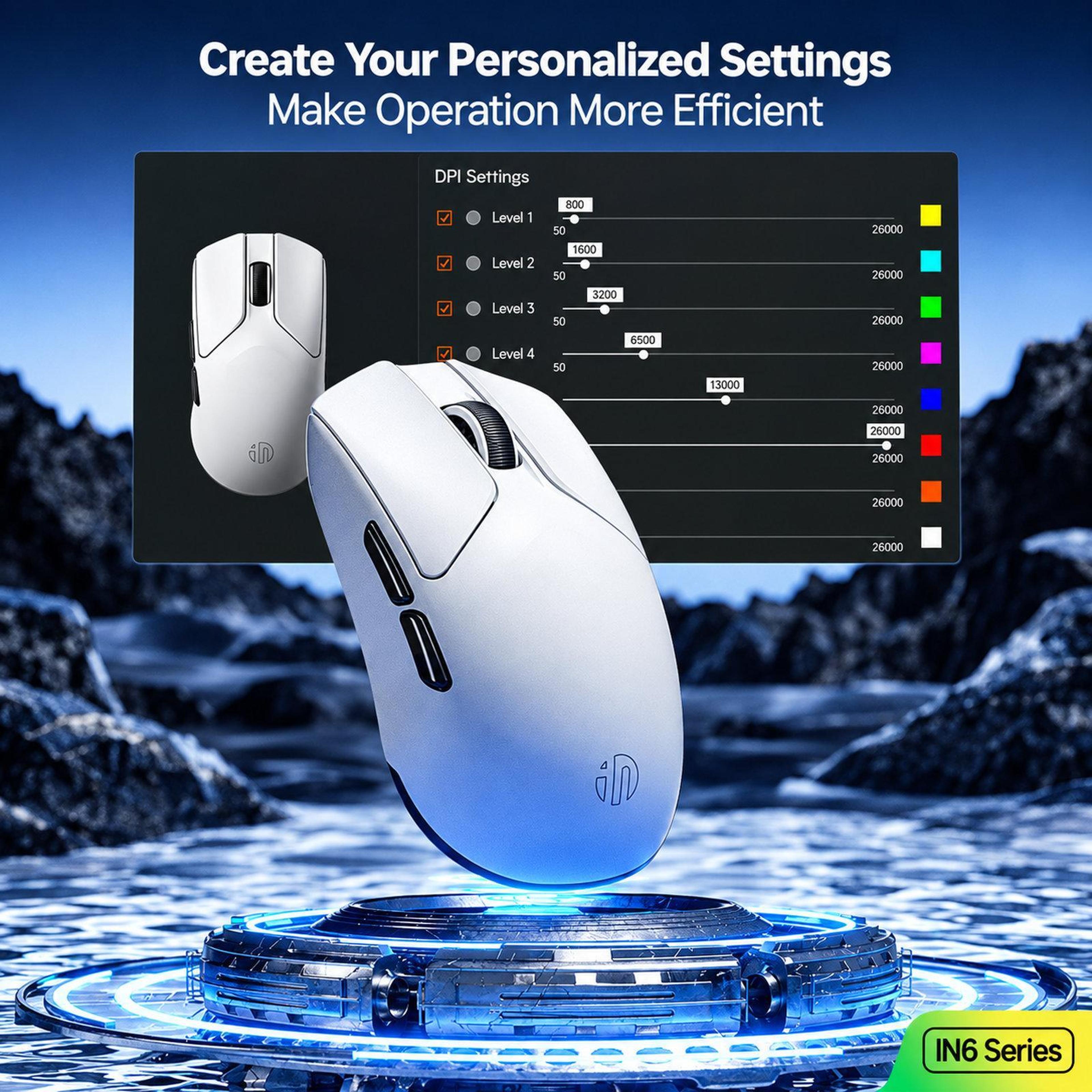 UltraLight Wireless Gaming Mouse With Adjustable DPI And Ergonomic Design 6