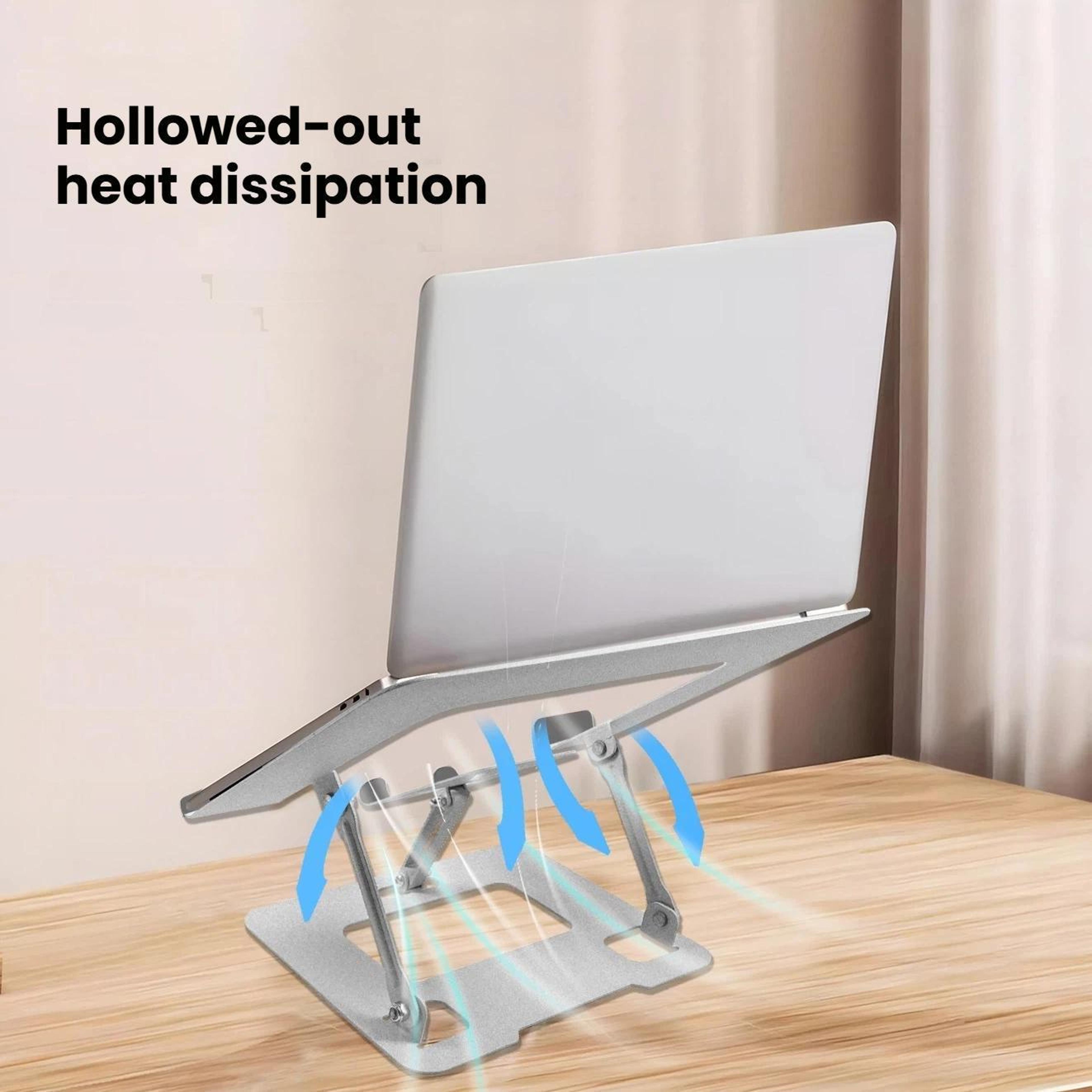 Adjustable Foldable Laptop Stand With Phone Holder 4