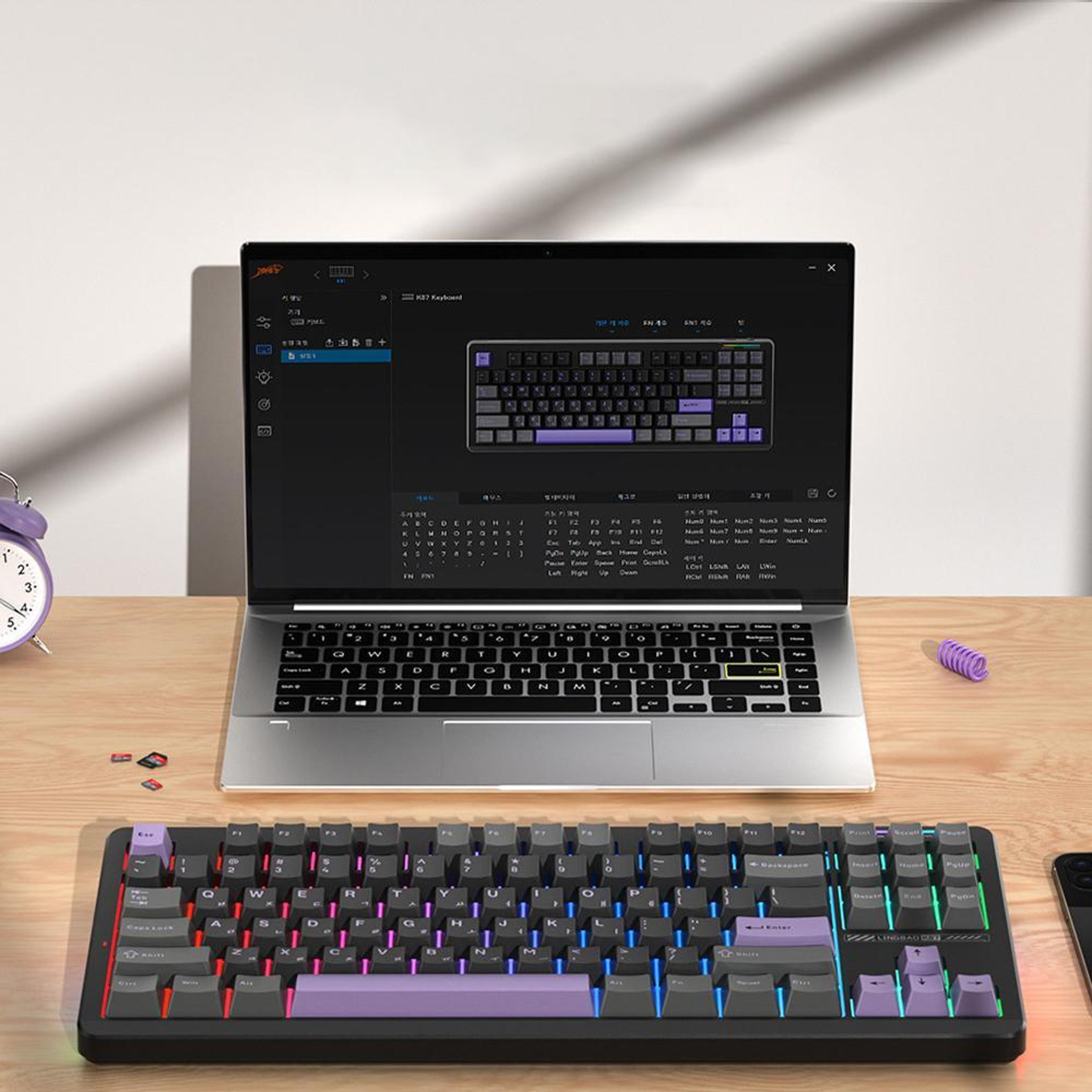 K87 TriMode Wireless Mechanical Gaming Keyboard With HotSwappable Switches 1