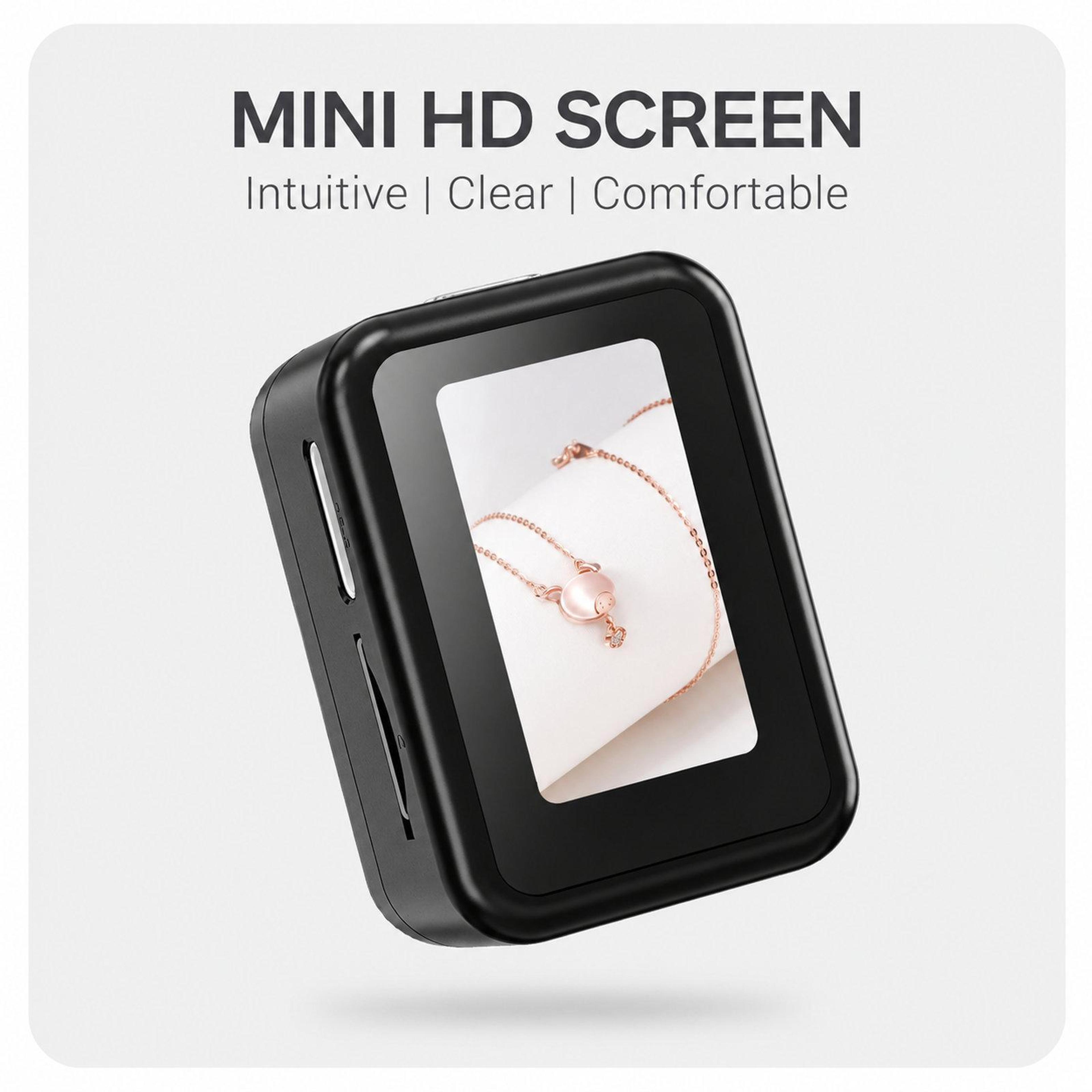 Mini Wearable Body Camera Necklace With 480P Video And Digital Display 6
