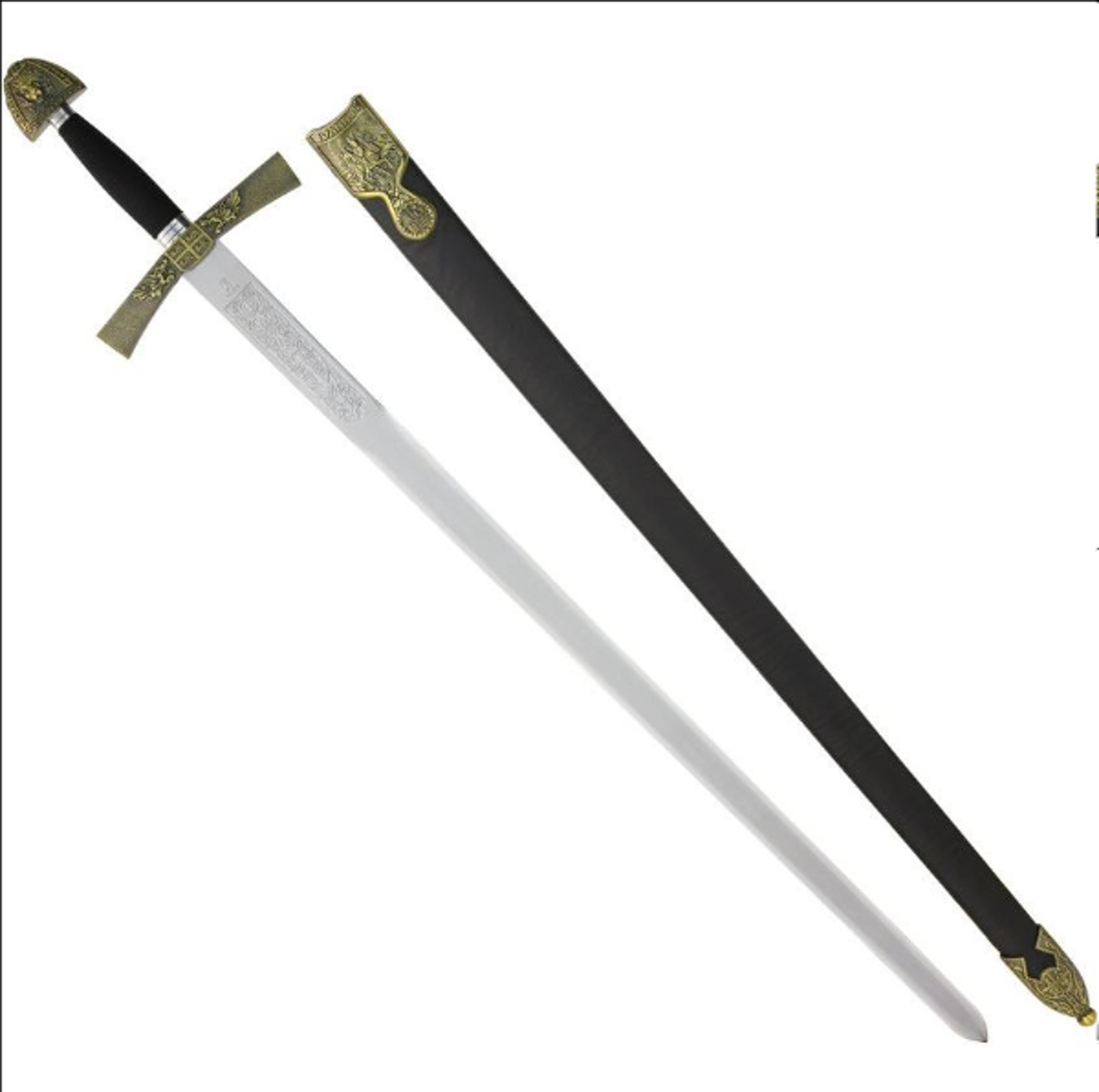 ivanhoe sword with scabbard - medieval collectible blade