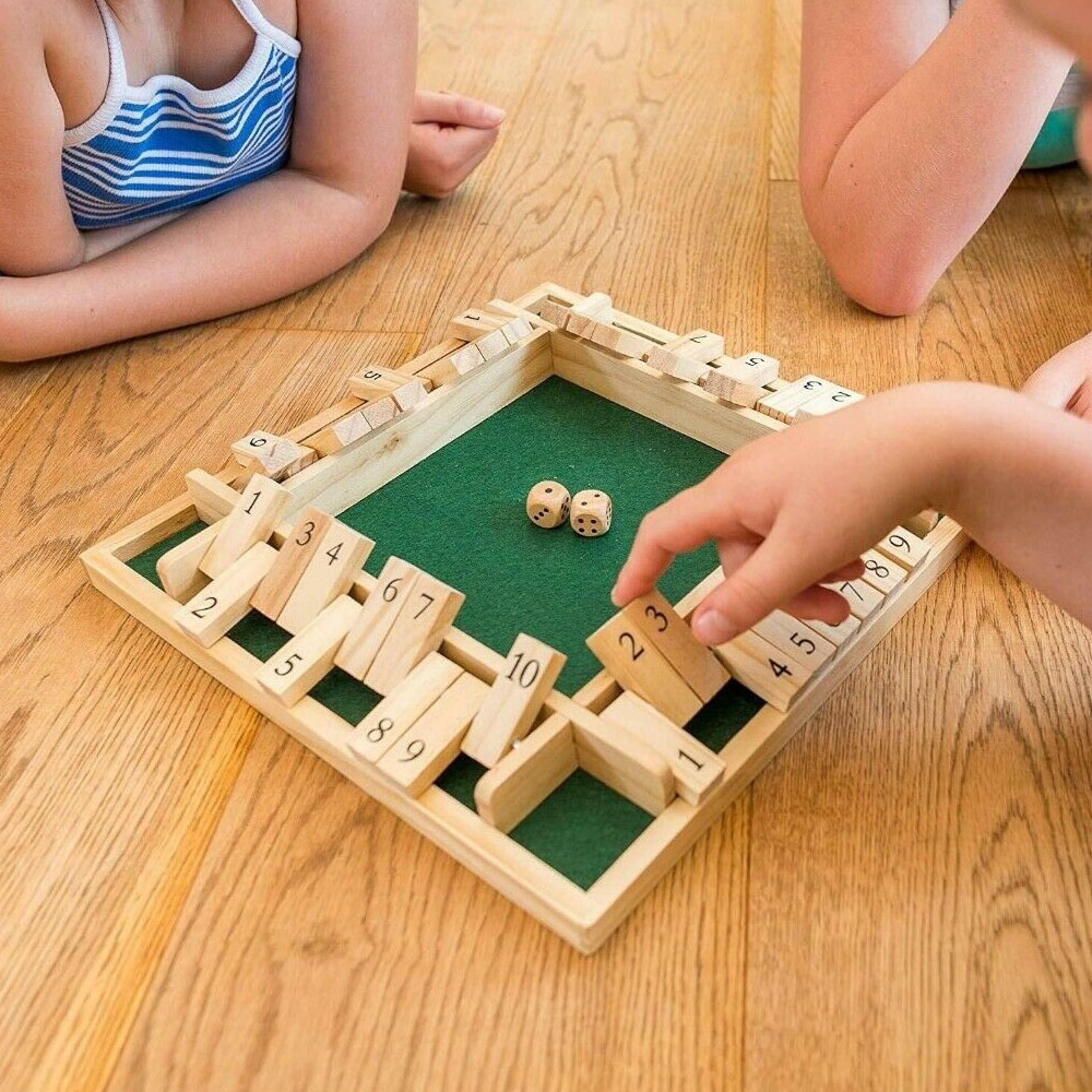 flipblock wooden board game - ultimate family flip block game
