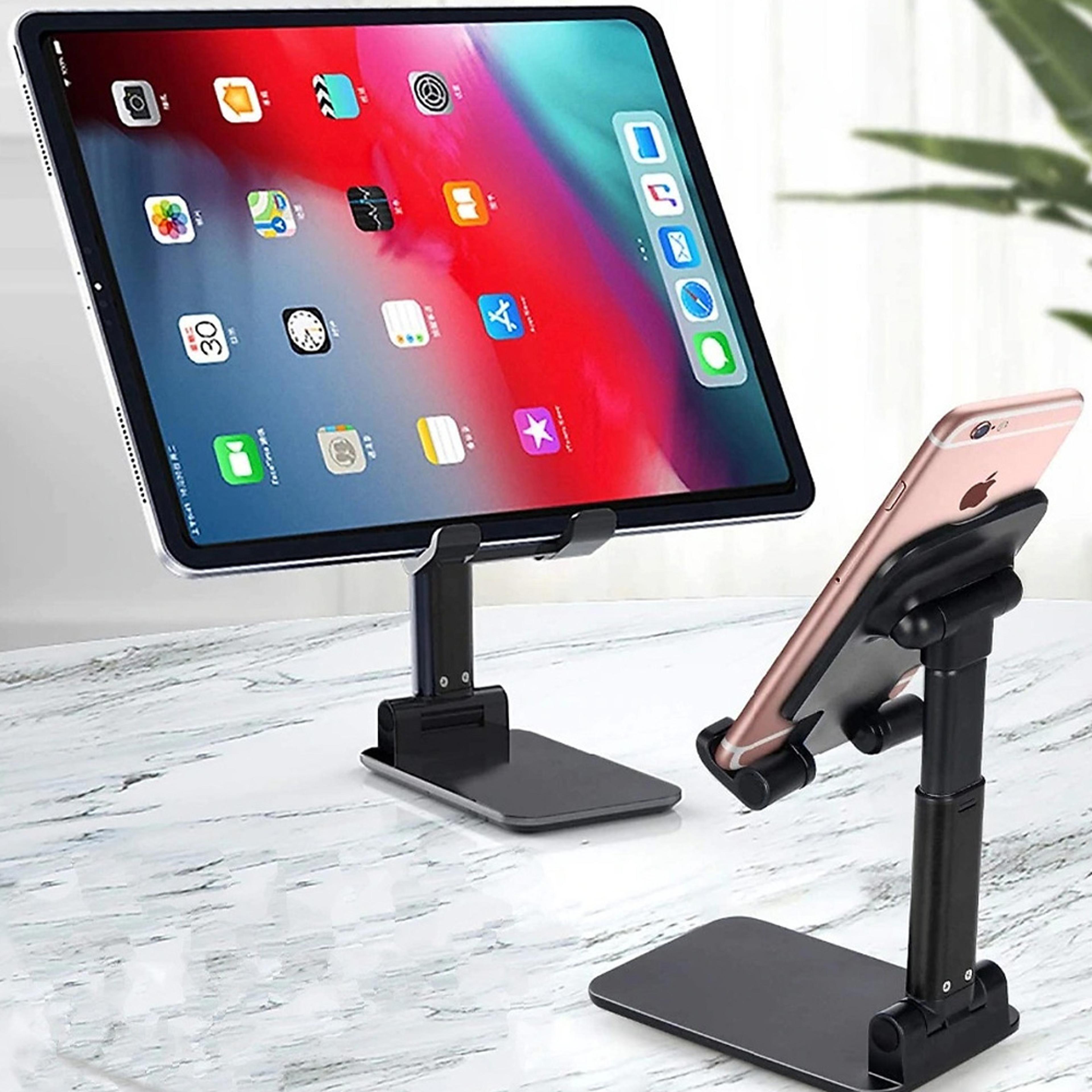foldable metal desktop phone stand holder