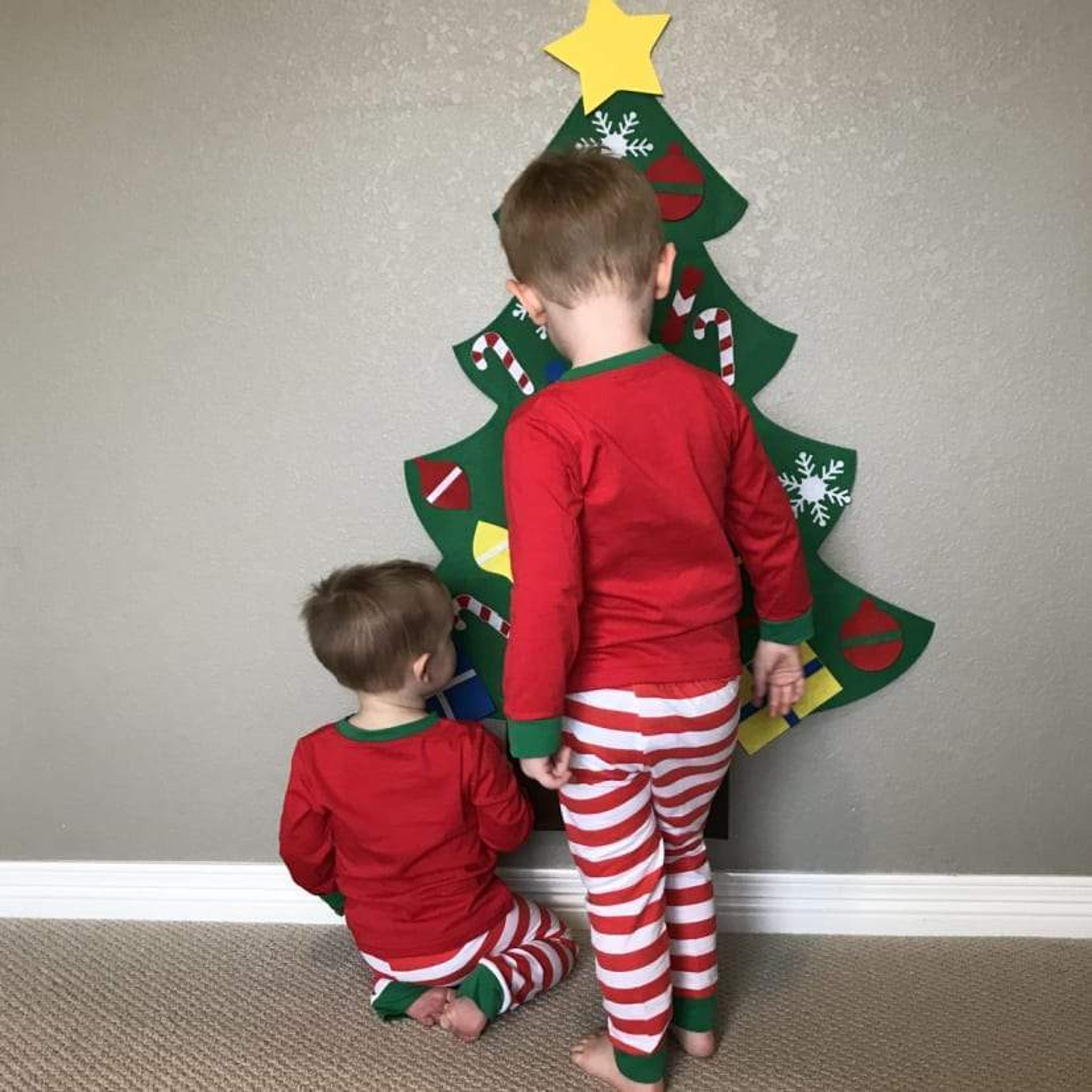 diy kids christmas tree set - perfect holiday gift