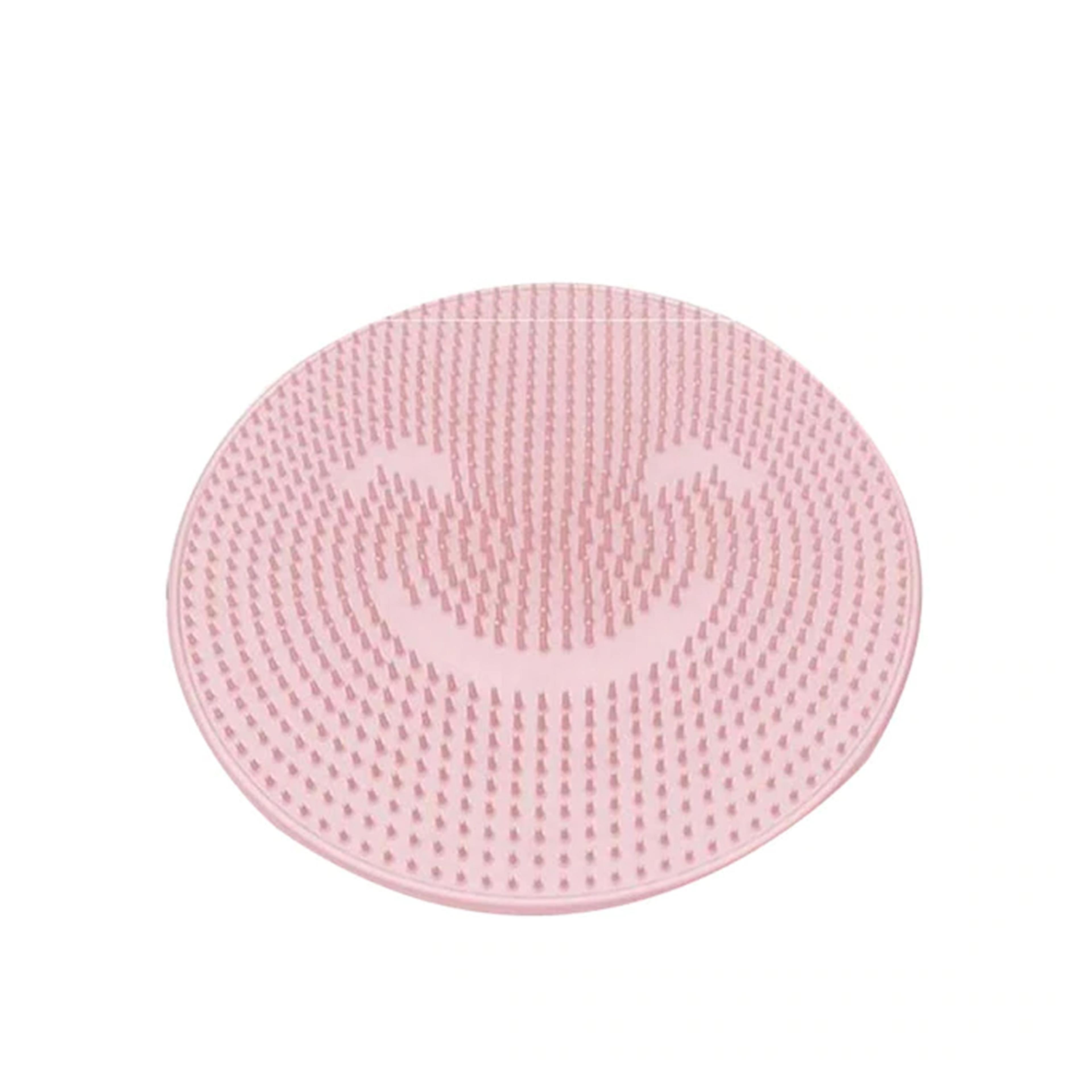 Silicone Lazy Foot Brush Scrubber Massager pink