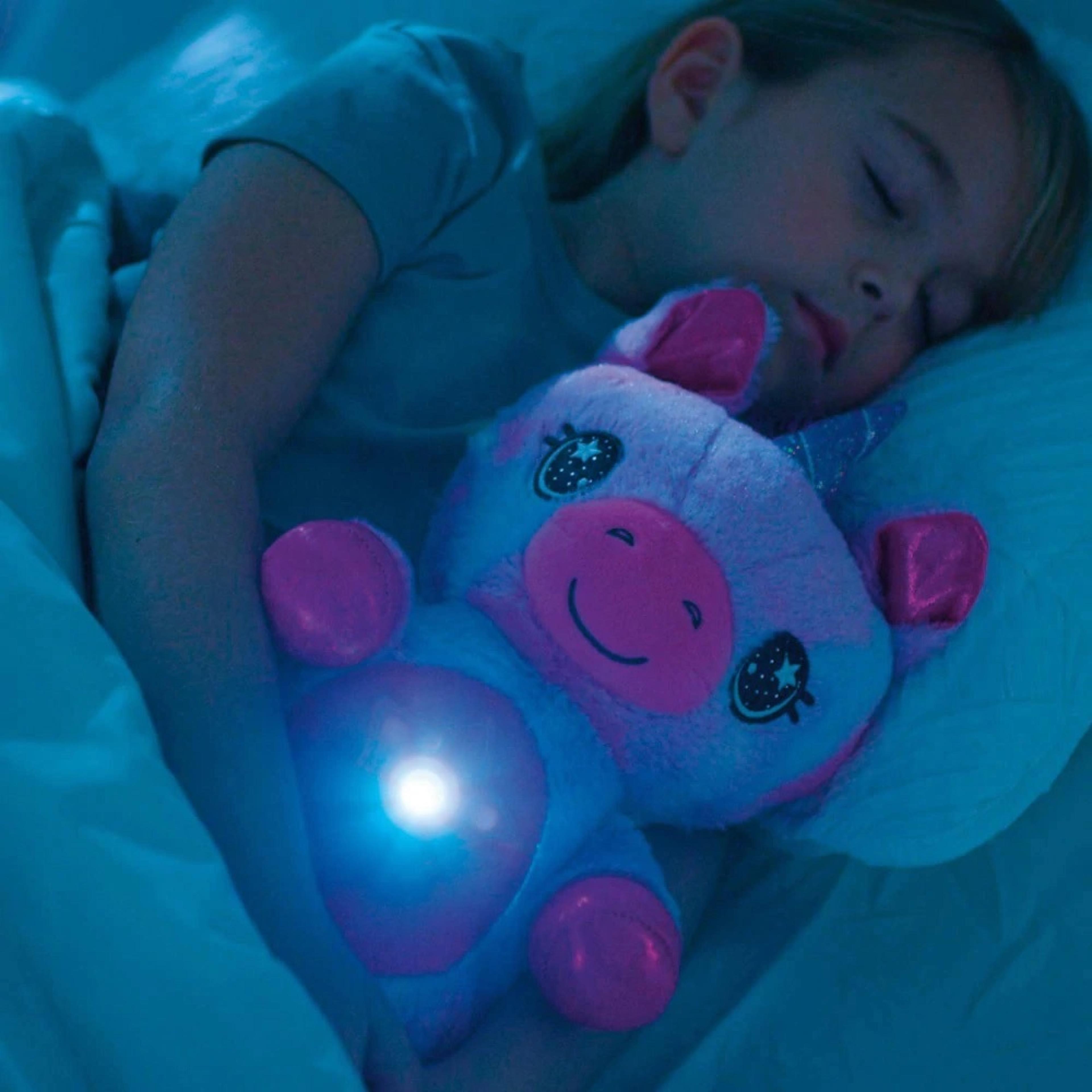 magical stuffed animal with light projector
