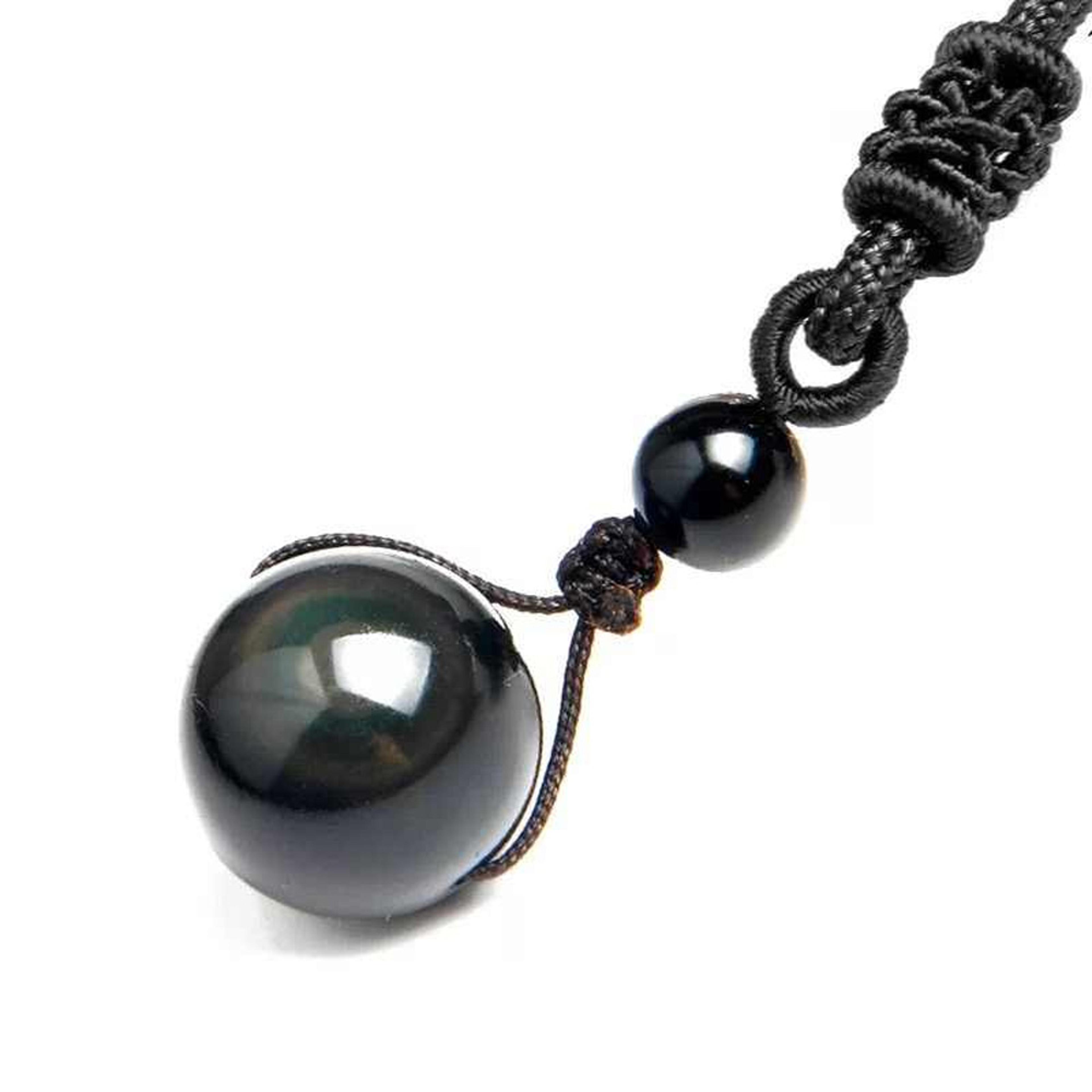 Obsidian Necklace Crystal For Women 2