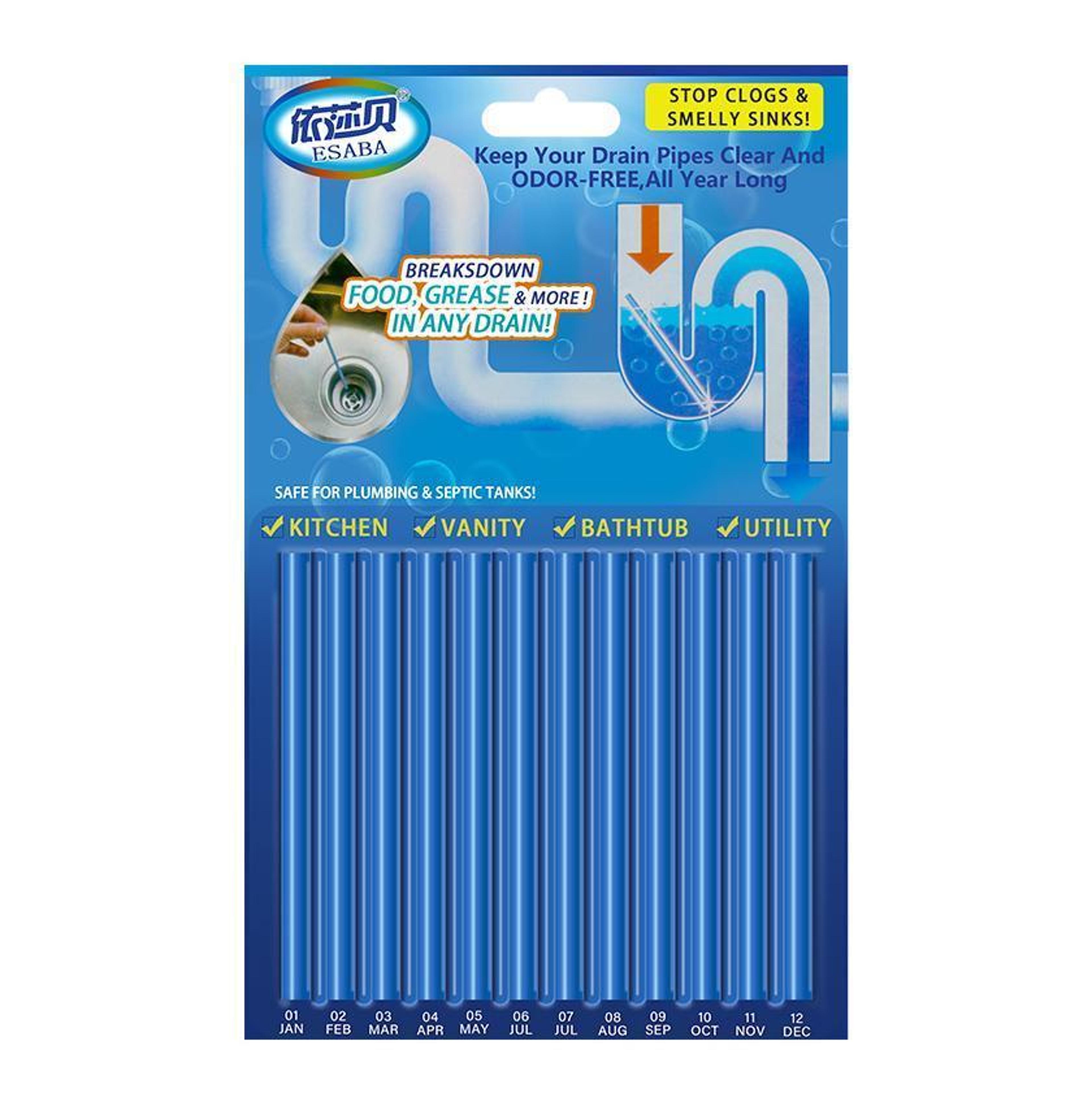 Magic Drain Cleaner Sticks8