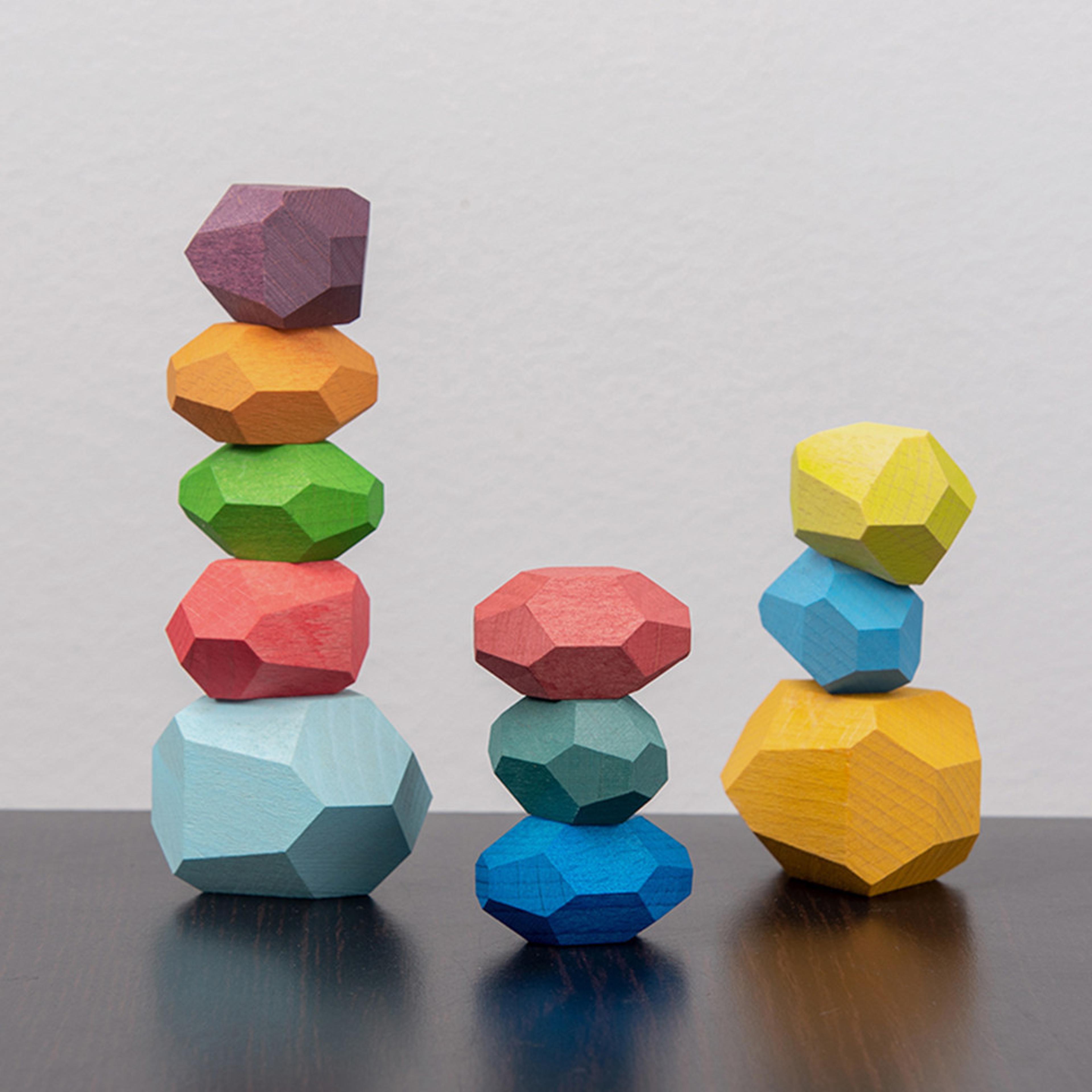 tumi ishi wooden rock balancing toy