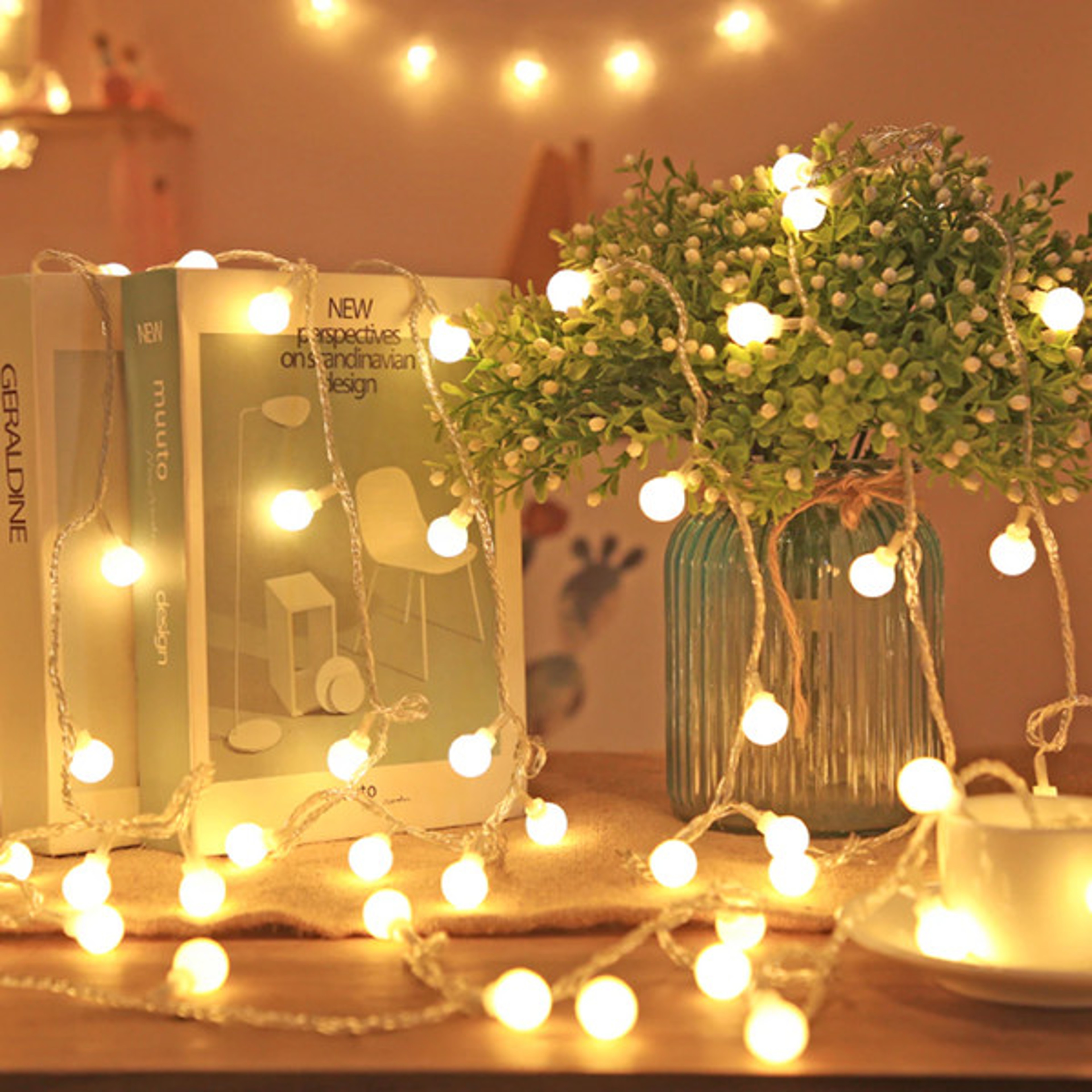 LED Ball String Lights For Indoor & Outdoor Décor 3