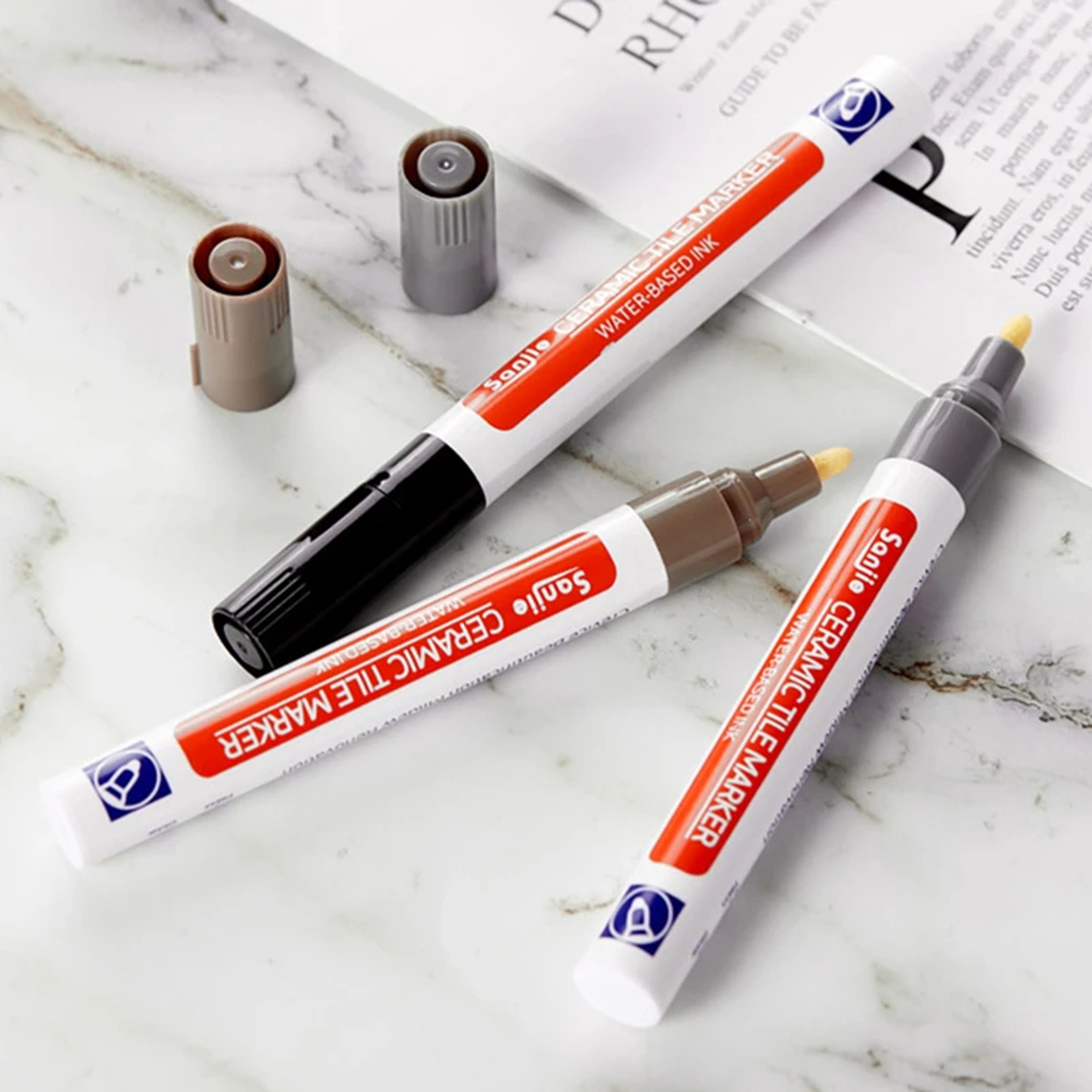 Waterproof Tile Grout Pen - Seam Repair and Color Marker1