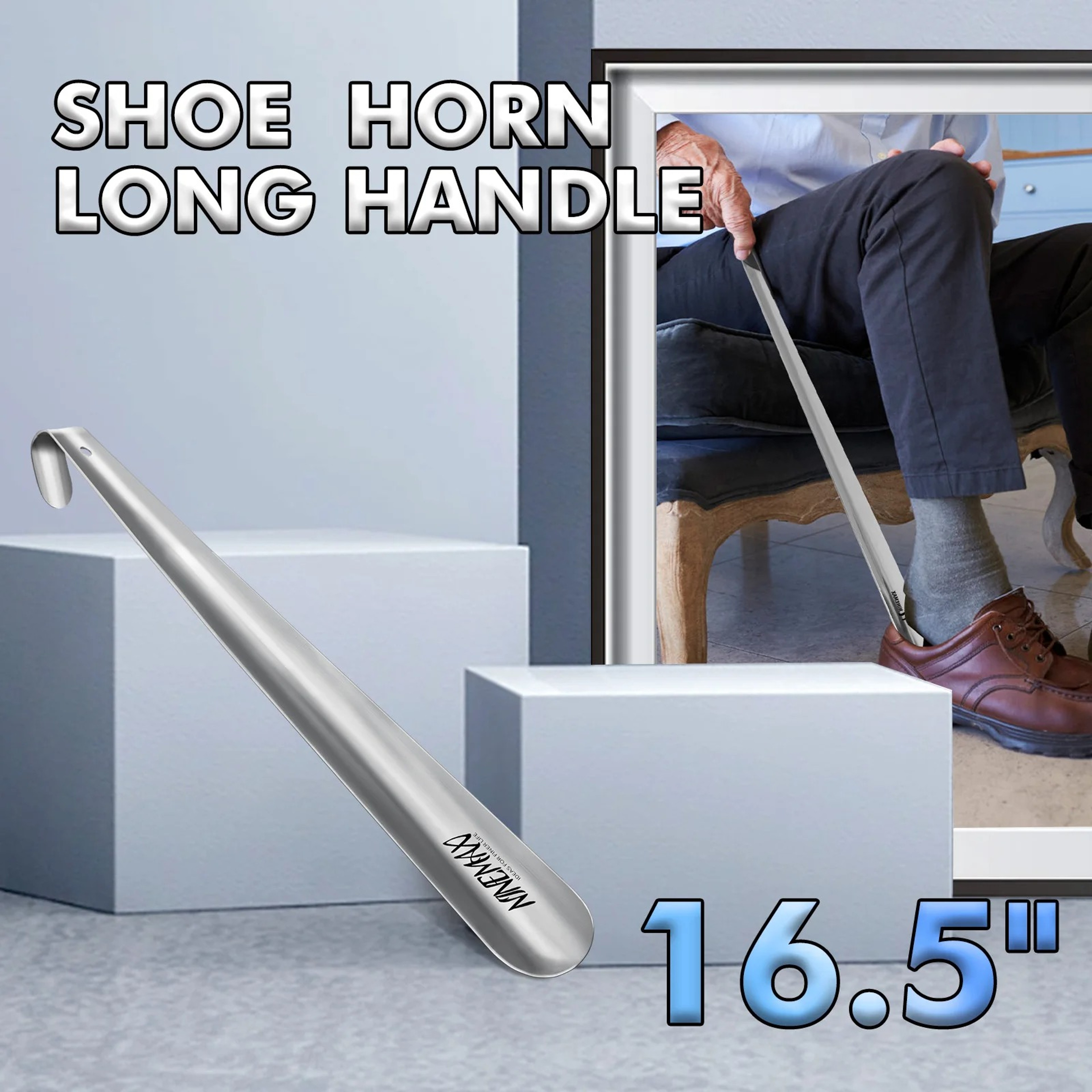 Buy 165 Metal Shoe Horn for Seniors