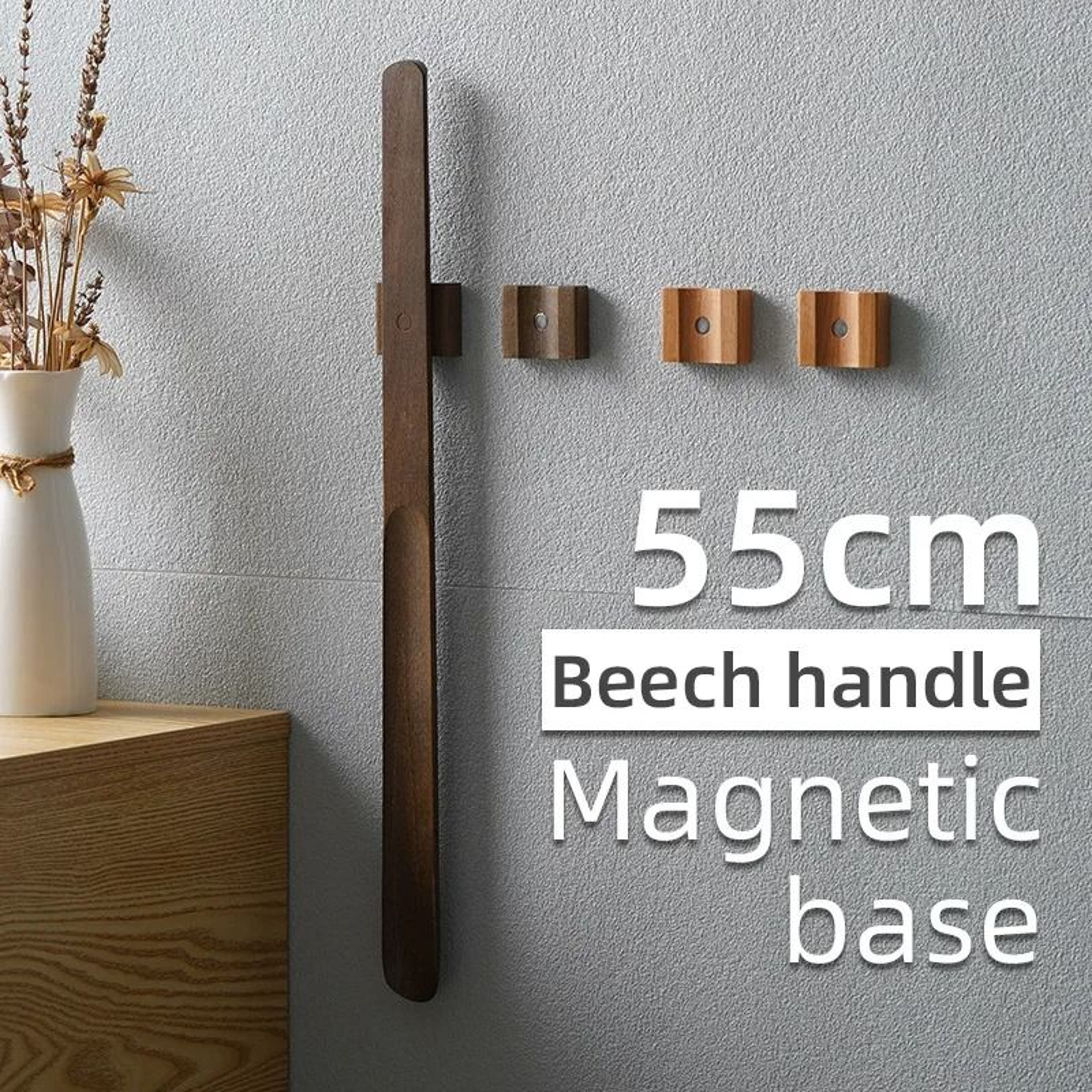 Magnetic Wooden Shoehorn